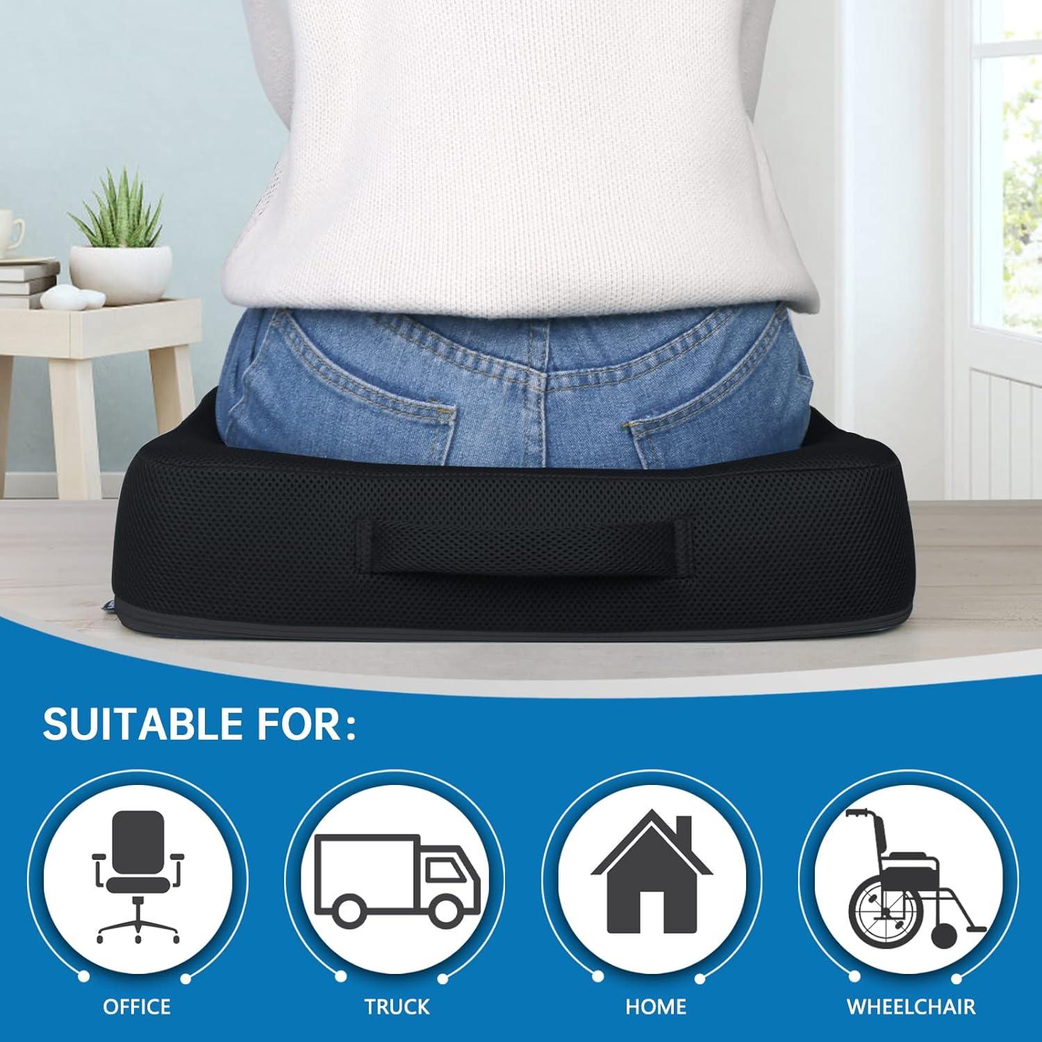 Cojín de Asiento Viscoelástico YOUFI 45.72x40.64cm Antideslizante