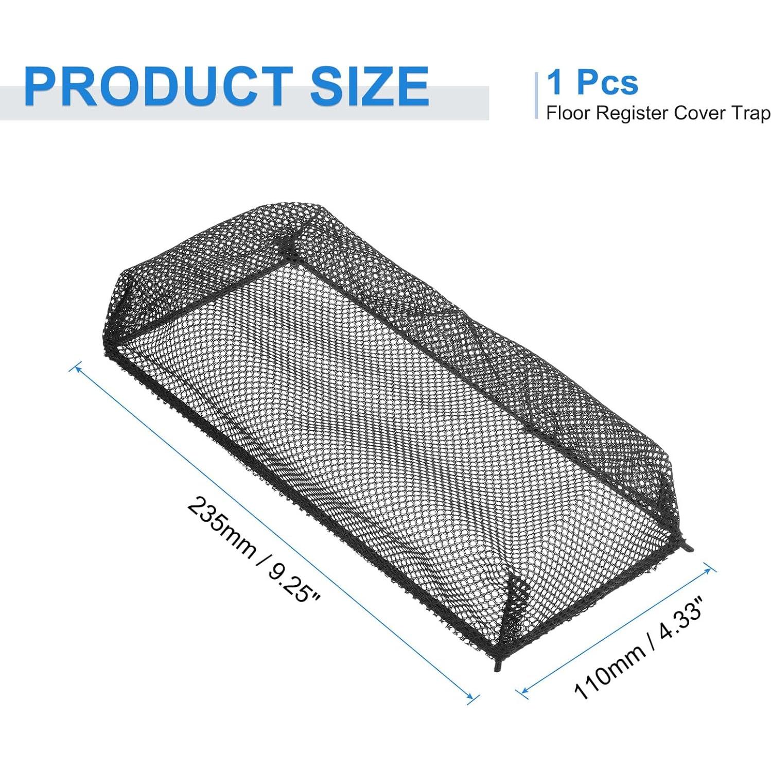 Filtro de Ventilación de Piso uxcell 235x110mm Negro