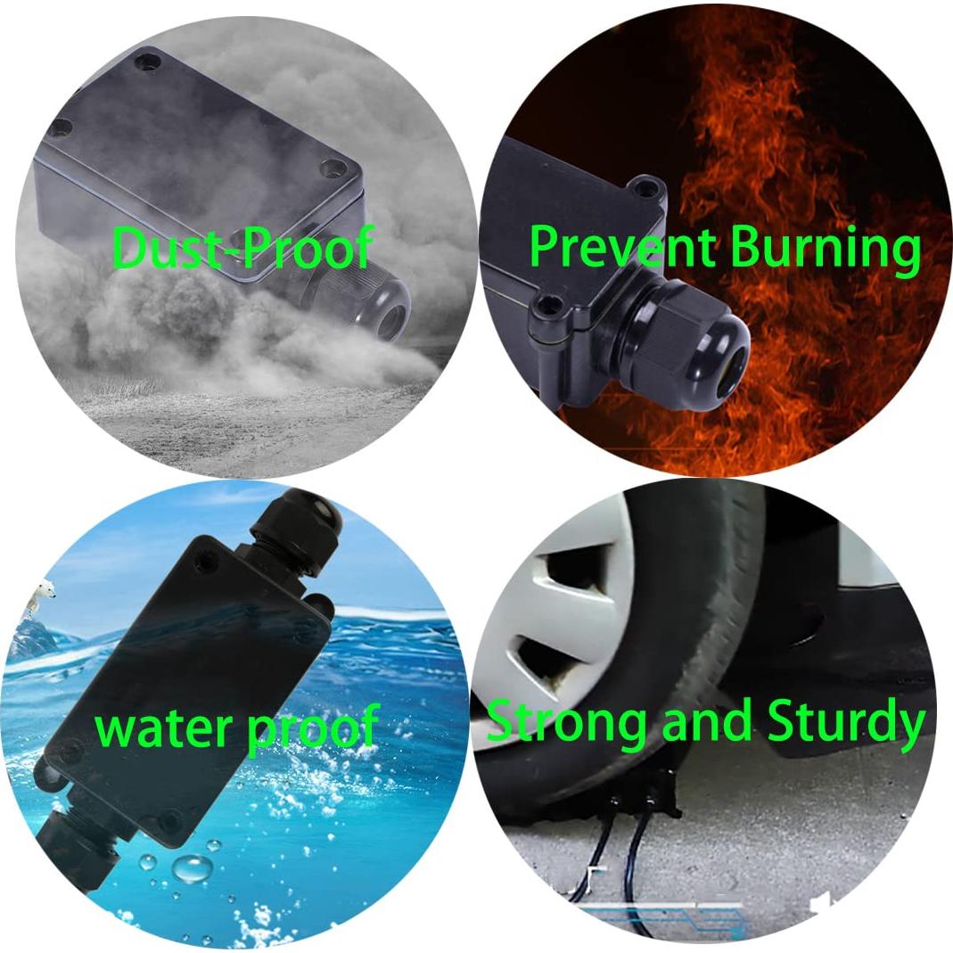 Caja de Conexiones Impermeable IP68 dstfuy 90x50x40mm