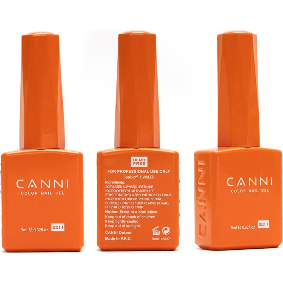 Set de Esmalte de Uñas en Gel CANNI Negro y Blanco 2 Pcs