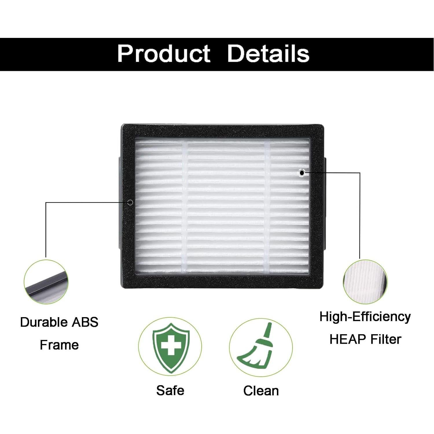 Kit de Reemplazo iRobot Roomba HyacGoaw - 2 Cepillos + 3 Filtros HEPA