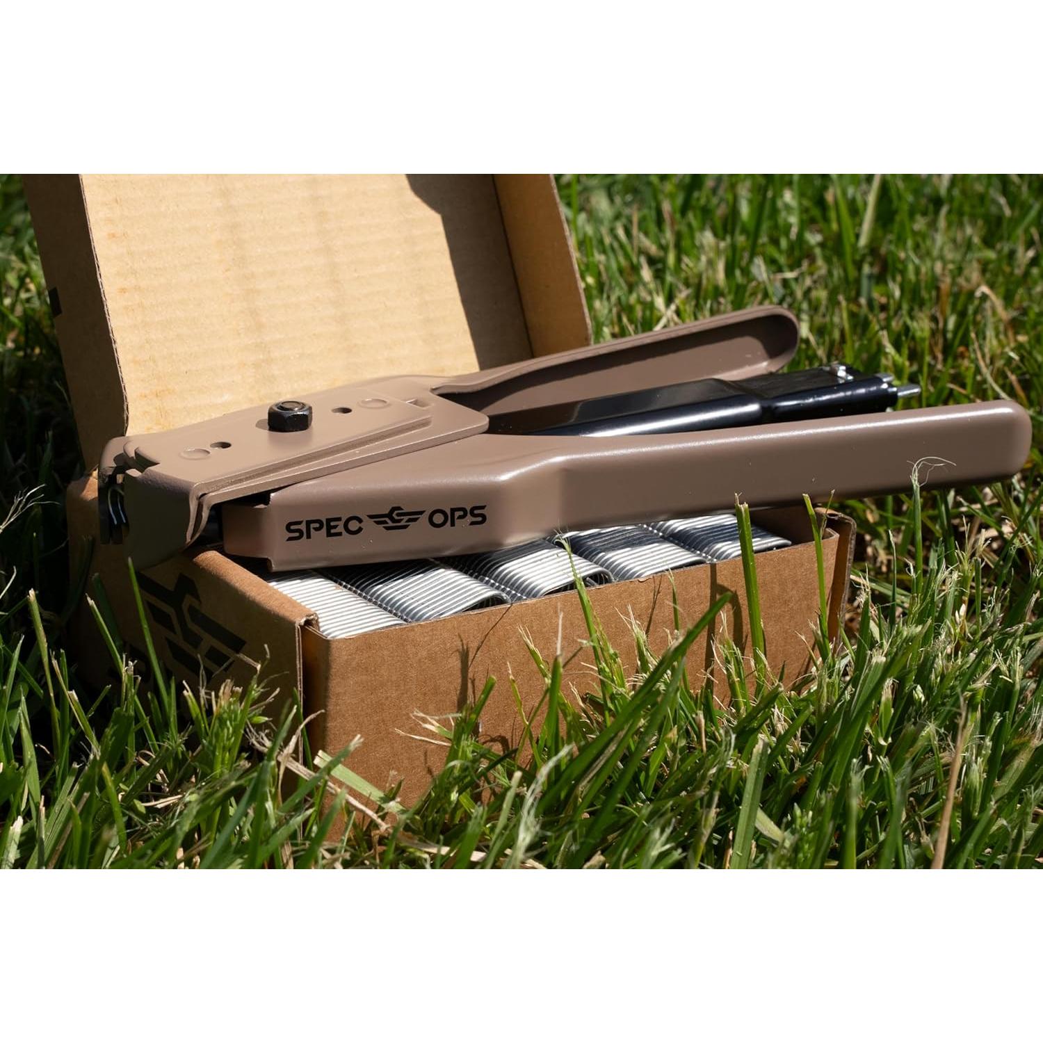 Alicates de Anillo de Cerdo Spec Ops M7 16-Gauge Ergonómico