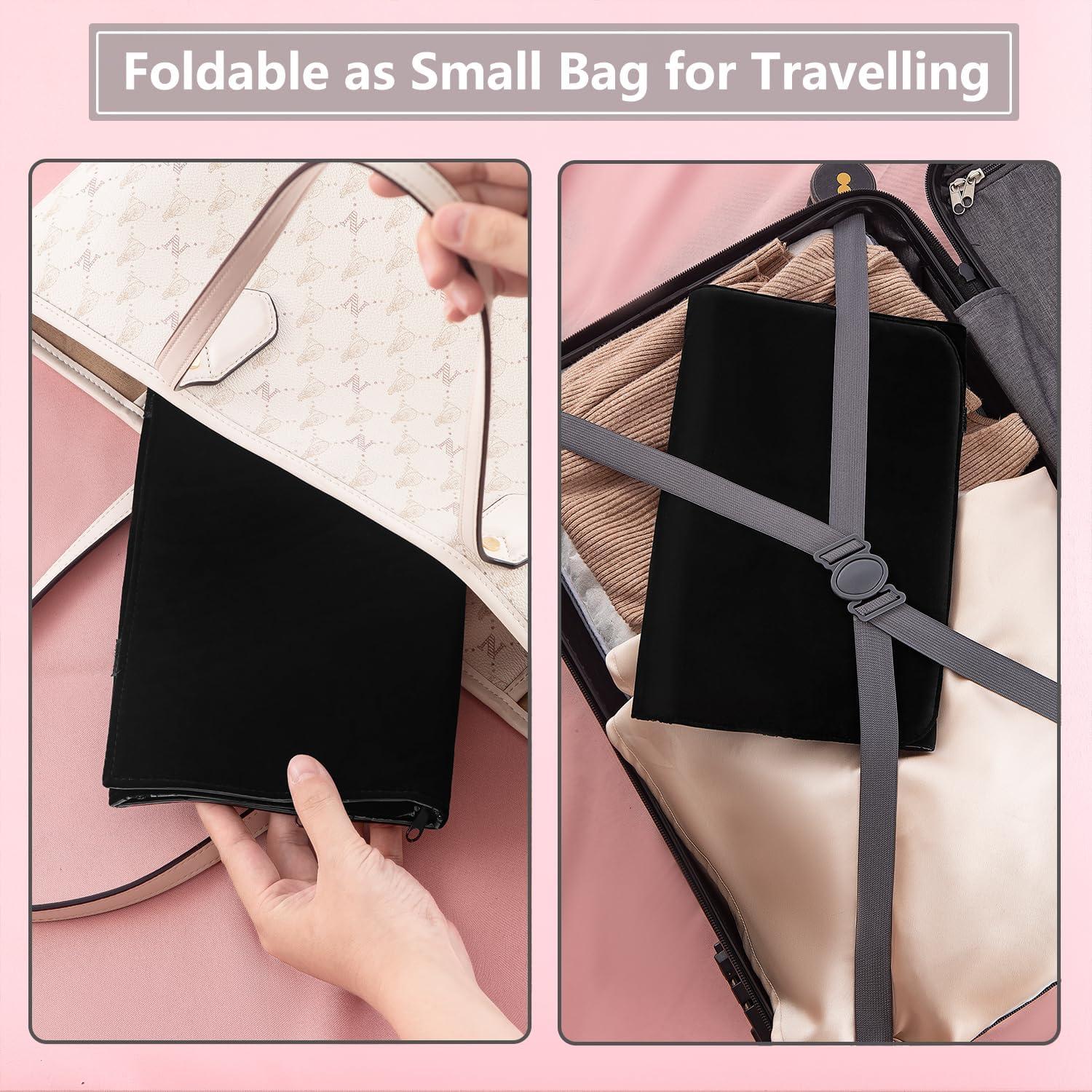 Organizador de Joyería de Viaje TEMUORG 6 Bolsillos Plegable