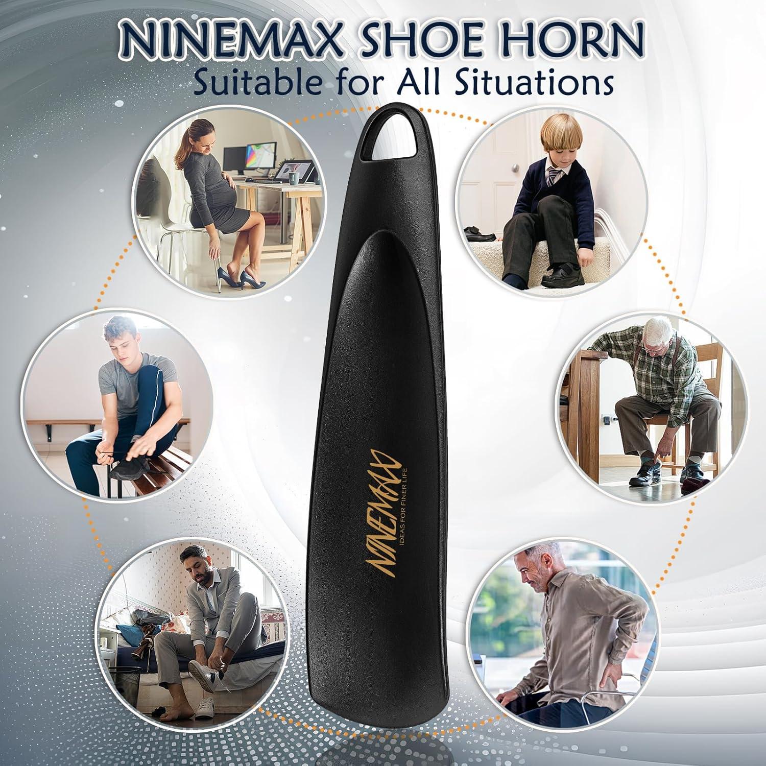 Cuerno de Zapato de Plástico NINEMAX 19 cm Portátil para Viajes