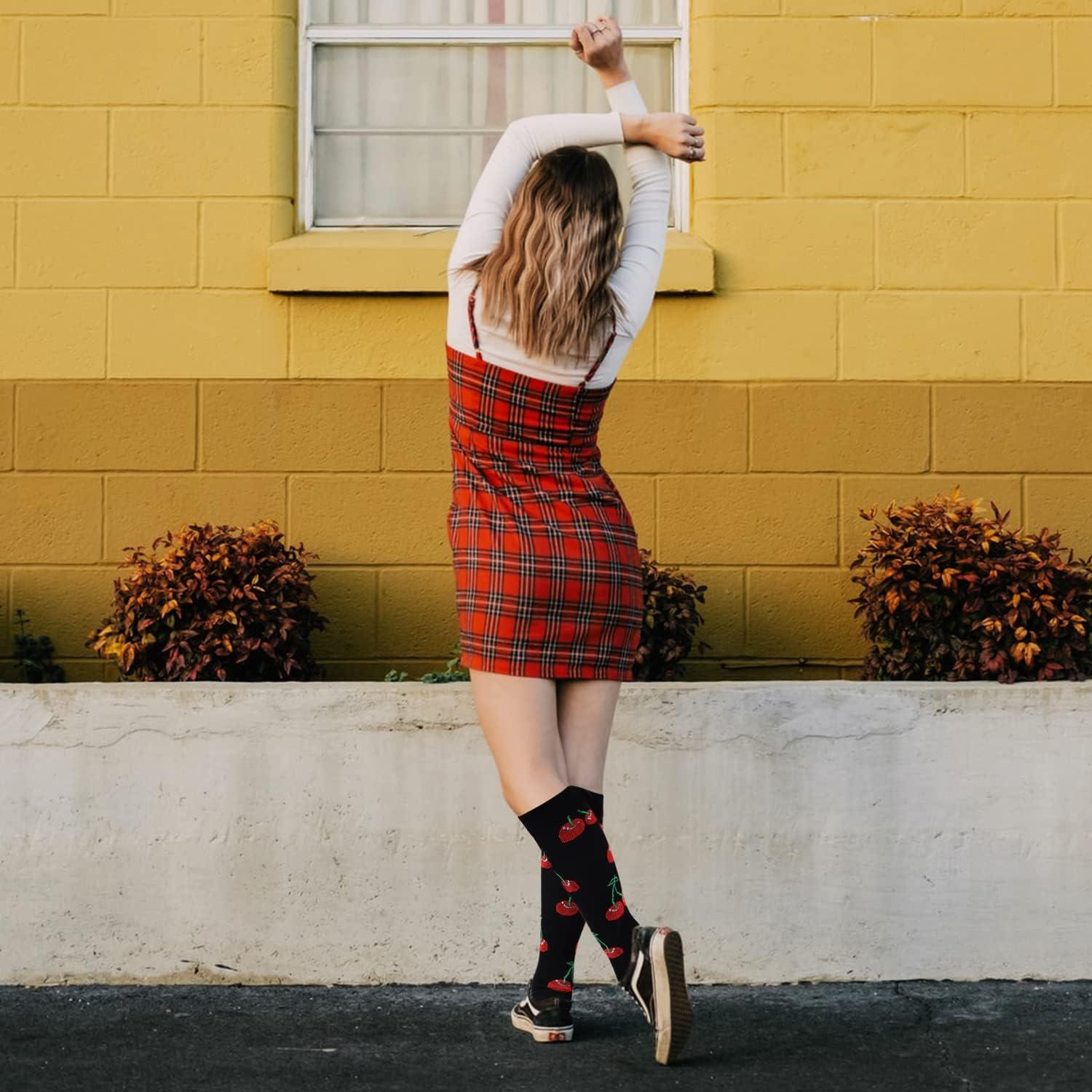 Calcetines de Compresión Junely para Mujeres hasta la Rodilla