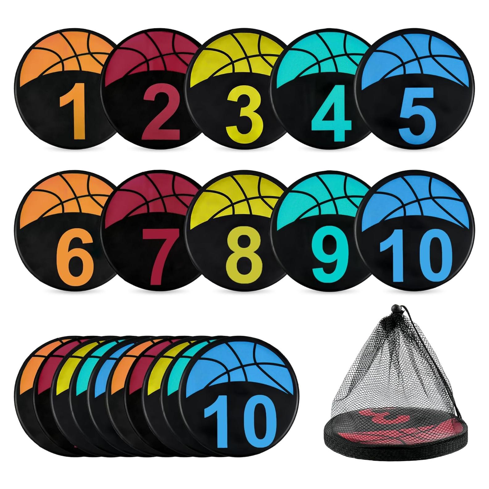 Marcadores de Entrenamiento de Baloncesto FMTYAOIU 23 cm Coloridos