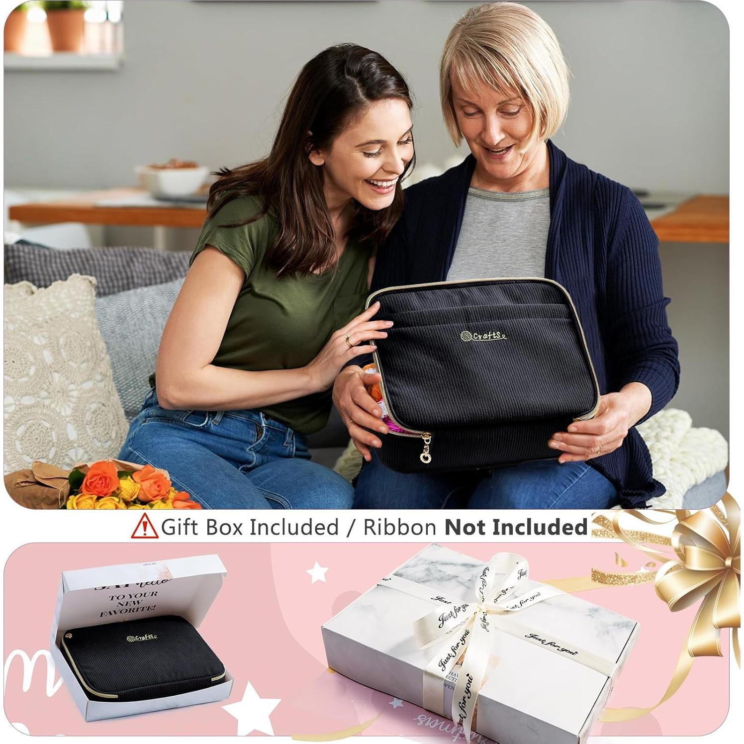 Kit de Crochet MYBAGZING 58 Piezas con Bolsa de Almacenamiento