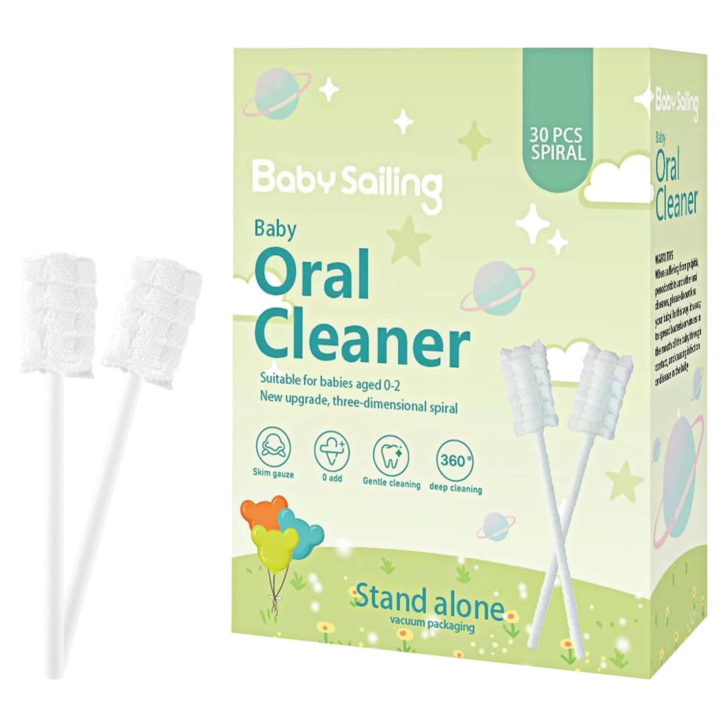 30 Limpiadores de Lengua para Bebés Foily - Cuidado Oral Suave