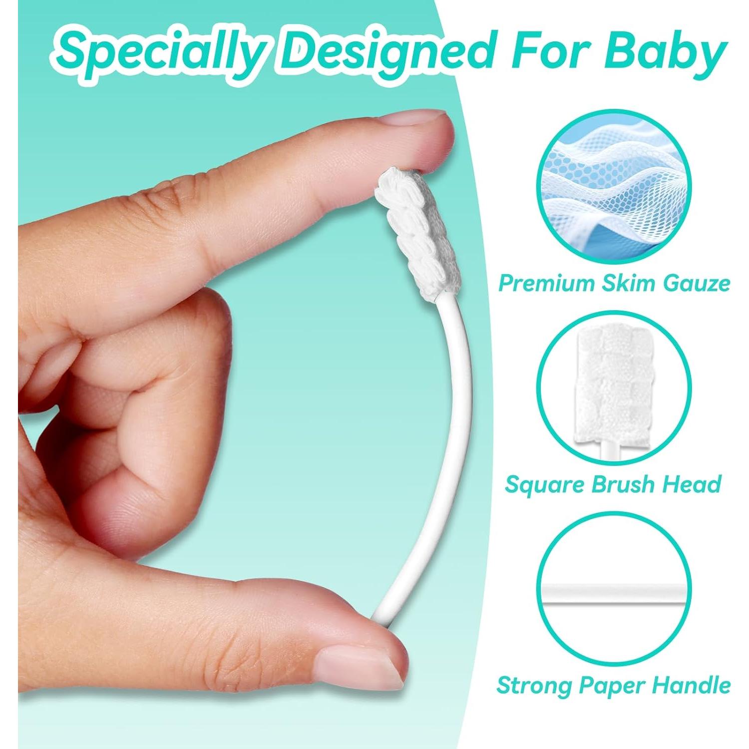 30 Limpiadores de Lengua para Bebés Foily - Cuidado Oral Suave