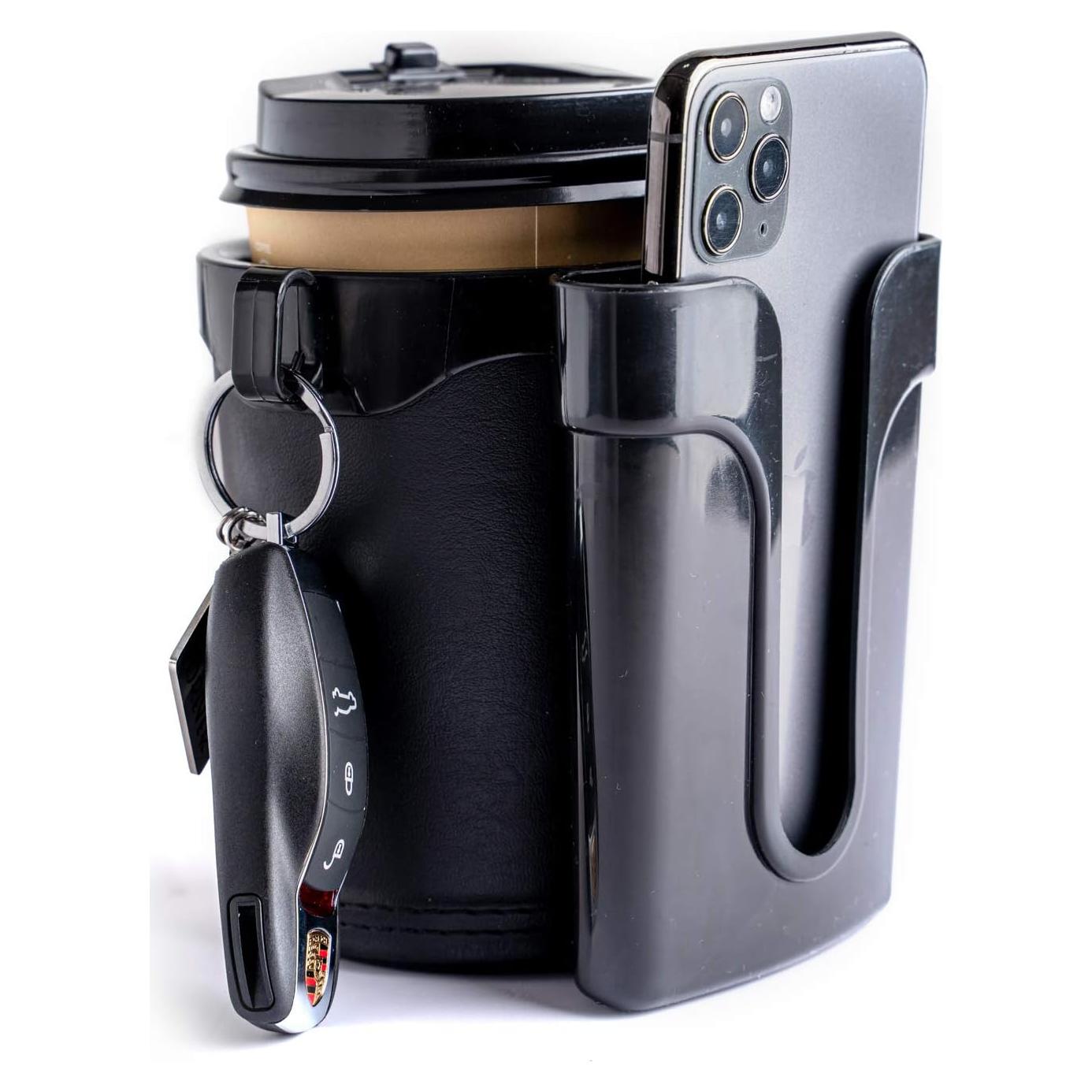 Soporte para Taza de Bicicleta Yoyoapple 3-en-1 Negro