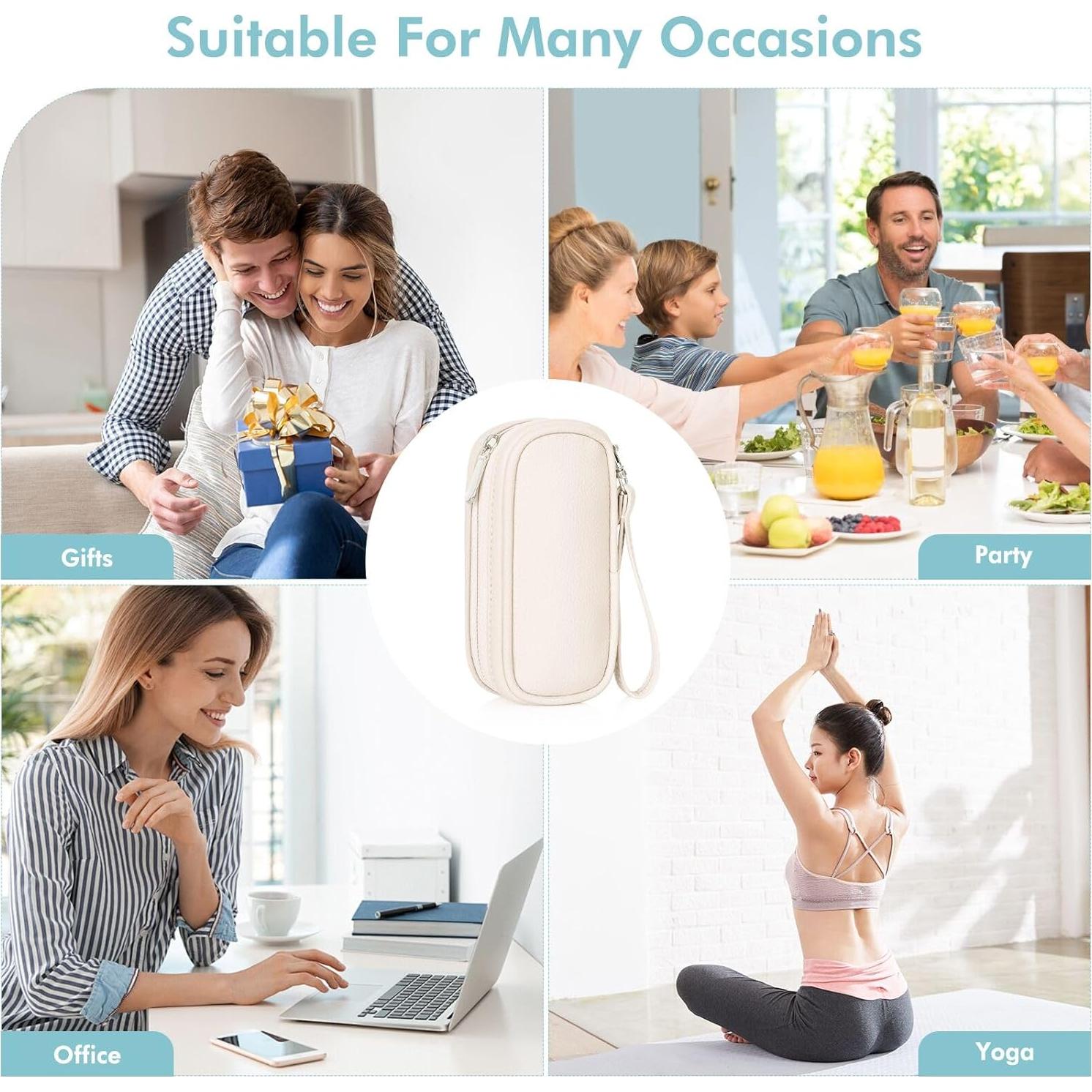 Organizador de Tampones Portátil PUMTBAG Beige con Asa