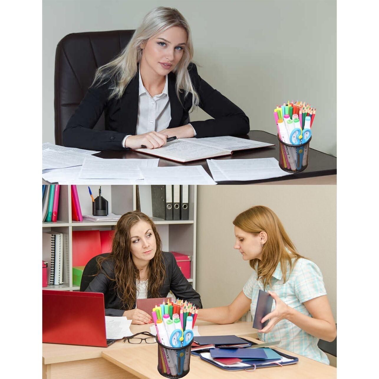 Soporte para bolígrafos Snow Cooler, 4 piezas, metal negro