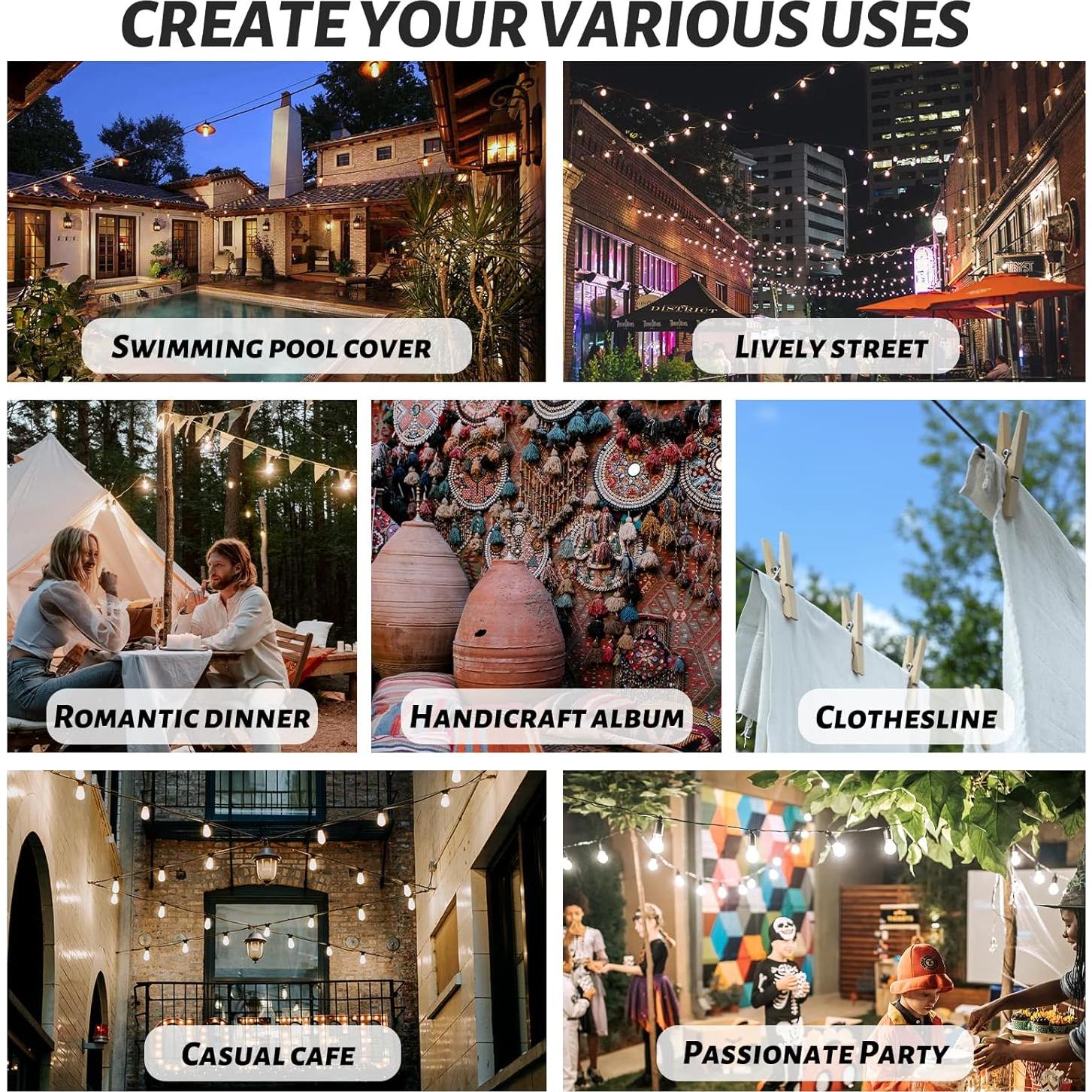 Cuerda de Alambre de Acero Inoxidable 304 WEWBABY 44.2 m