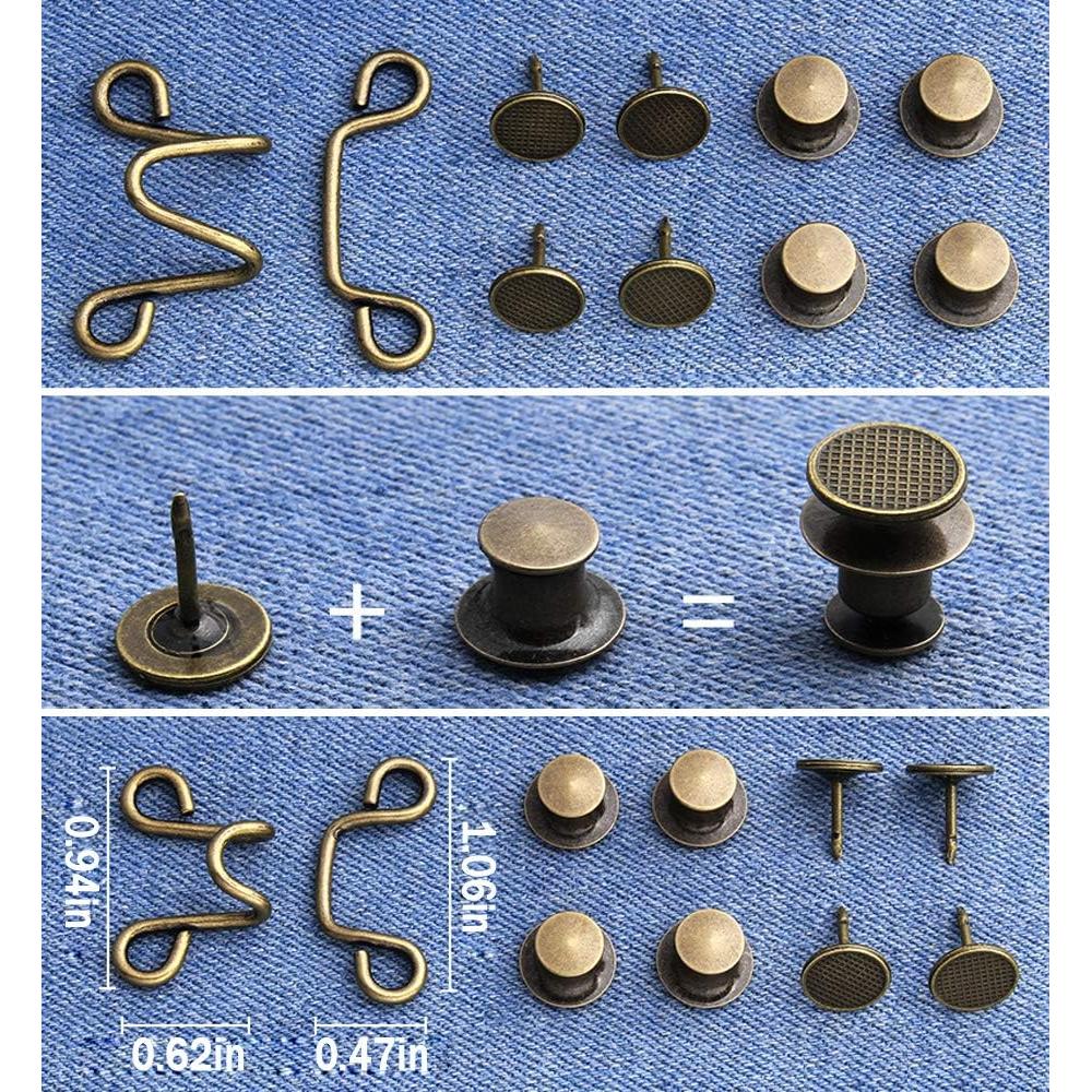 Juego de 20 Extensores de Cintura Ajustable WZT para Pantalones
