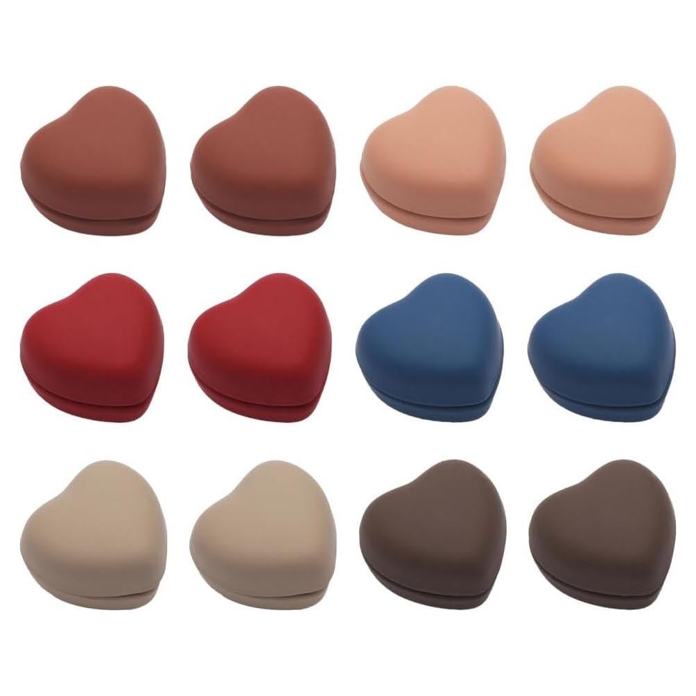 Imanes Magnéticos para Hijab MiOYOOW 12PCS Corazón y Estrella