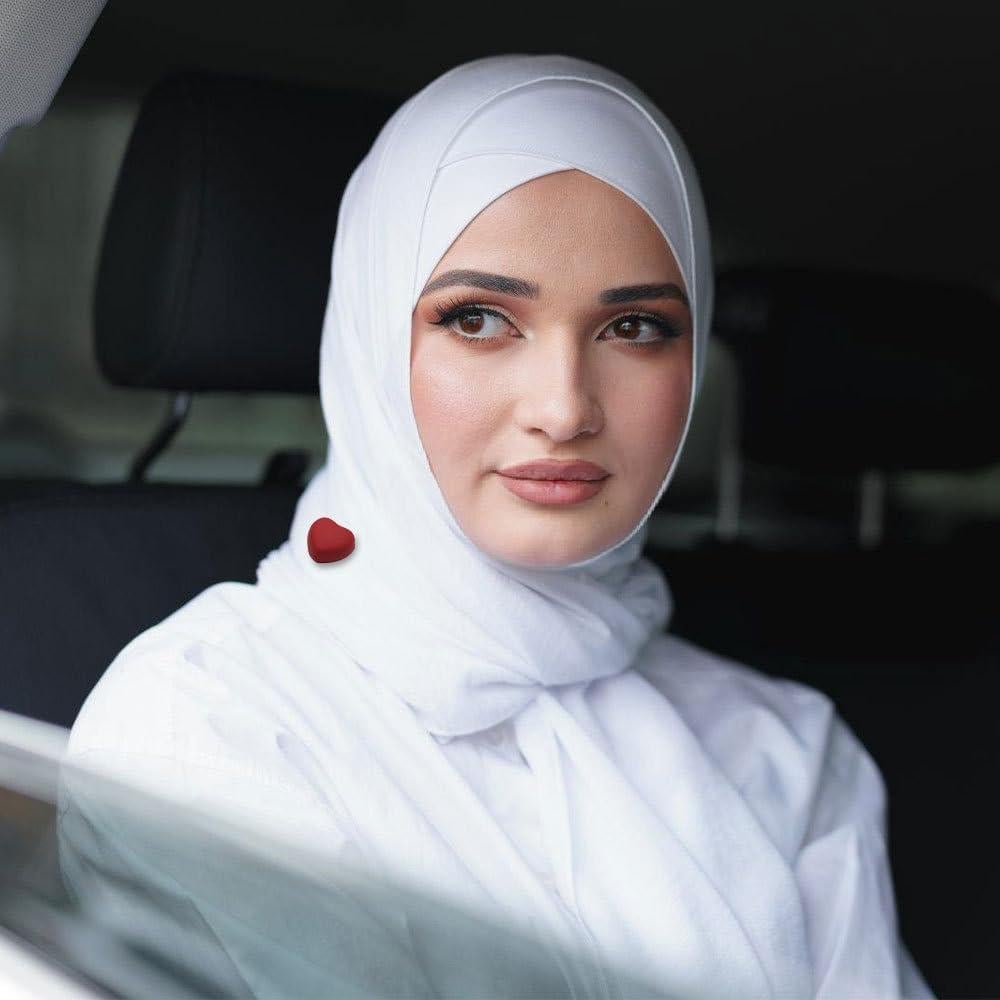 Imanes Magnéticos para Hijab MiOYOOW 12PCS Corazón y Estrella