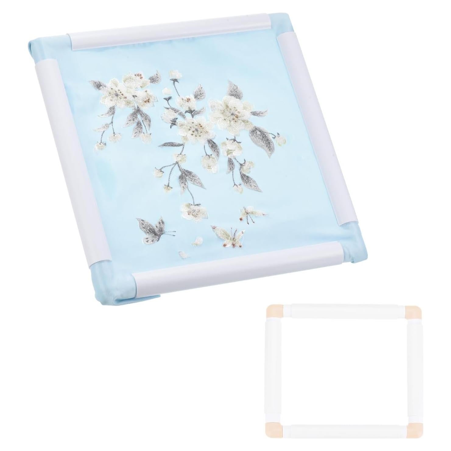 Aro de Bordado Cuadrado PATIKIL 15.2x15.2cm Beige PVC