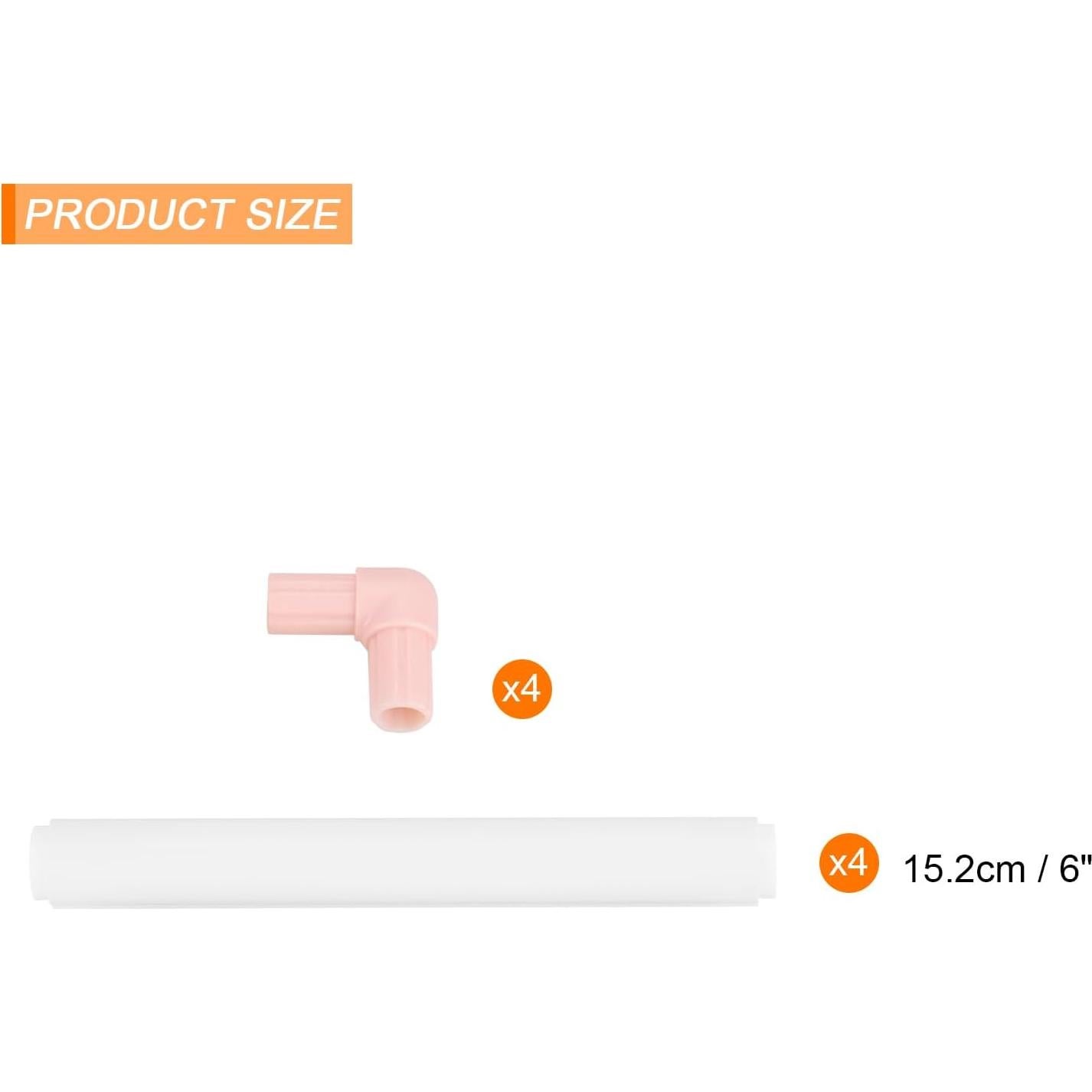 Aro de Bordado Cuadrado PATIKIL 15.2x15.2cm Beige PVC