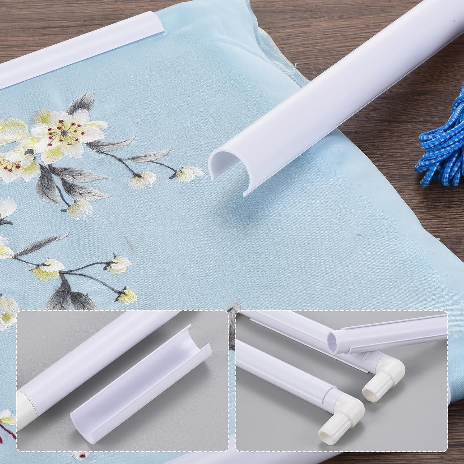 Aro de Bordado Cuadrado PATIKIL 15.2x15.2cm Beige PVC