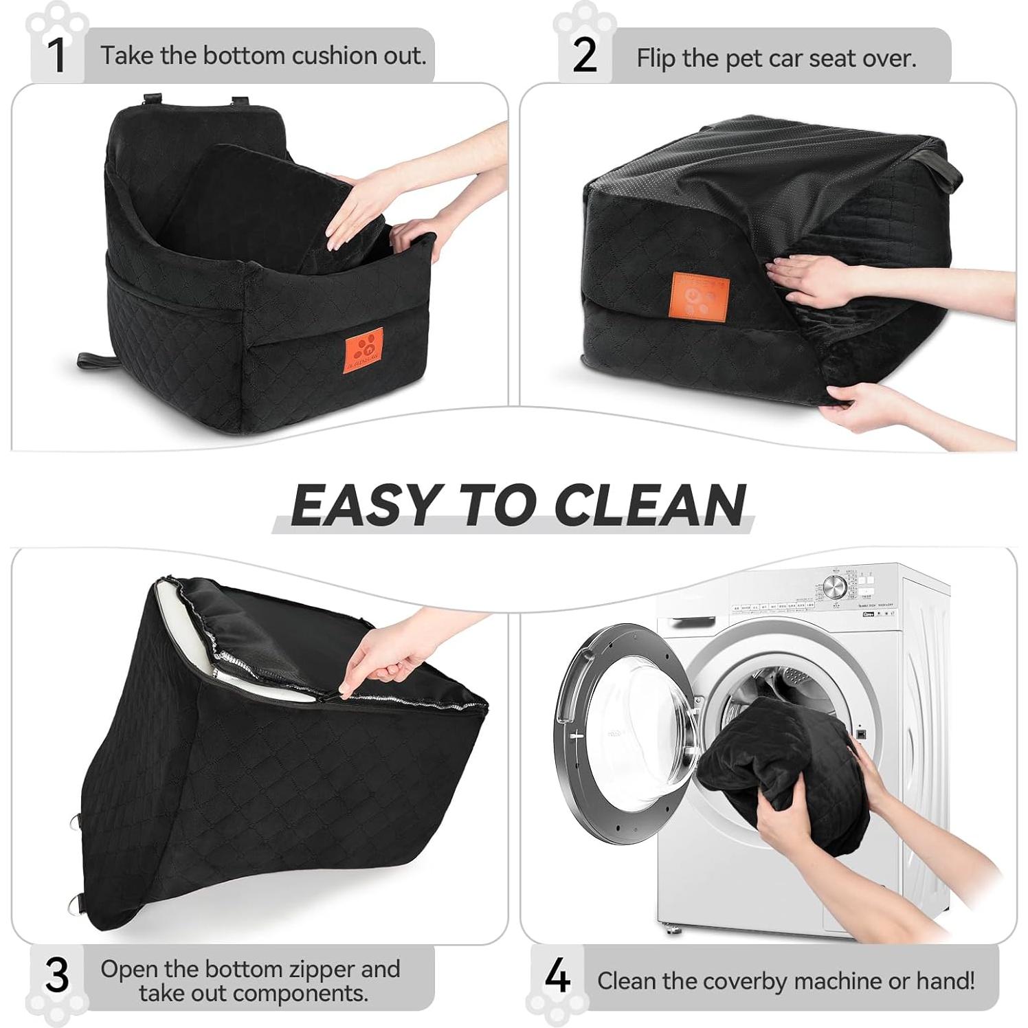 Asiento Elevador para Perros GL GLENSLAVE Negro hasta 15.88kg