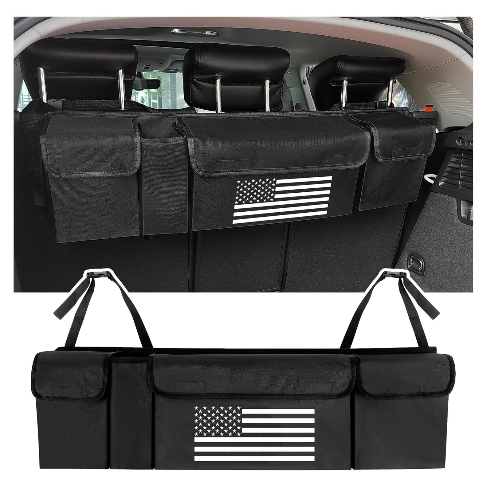 Organizador de Maletero de Coche Turcee 90x25x12 cm Negro