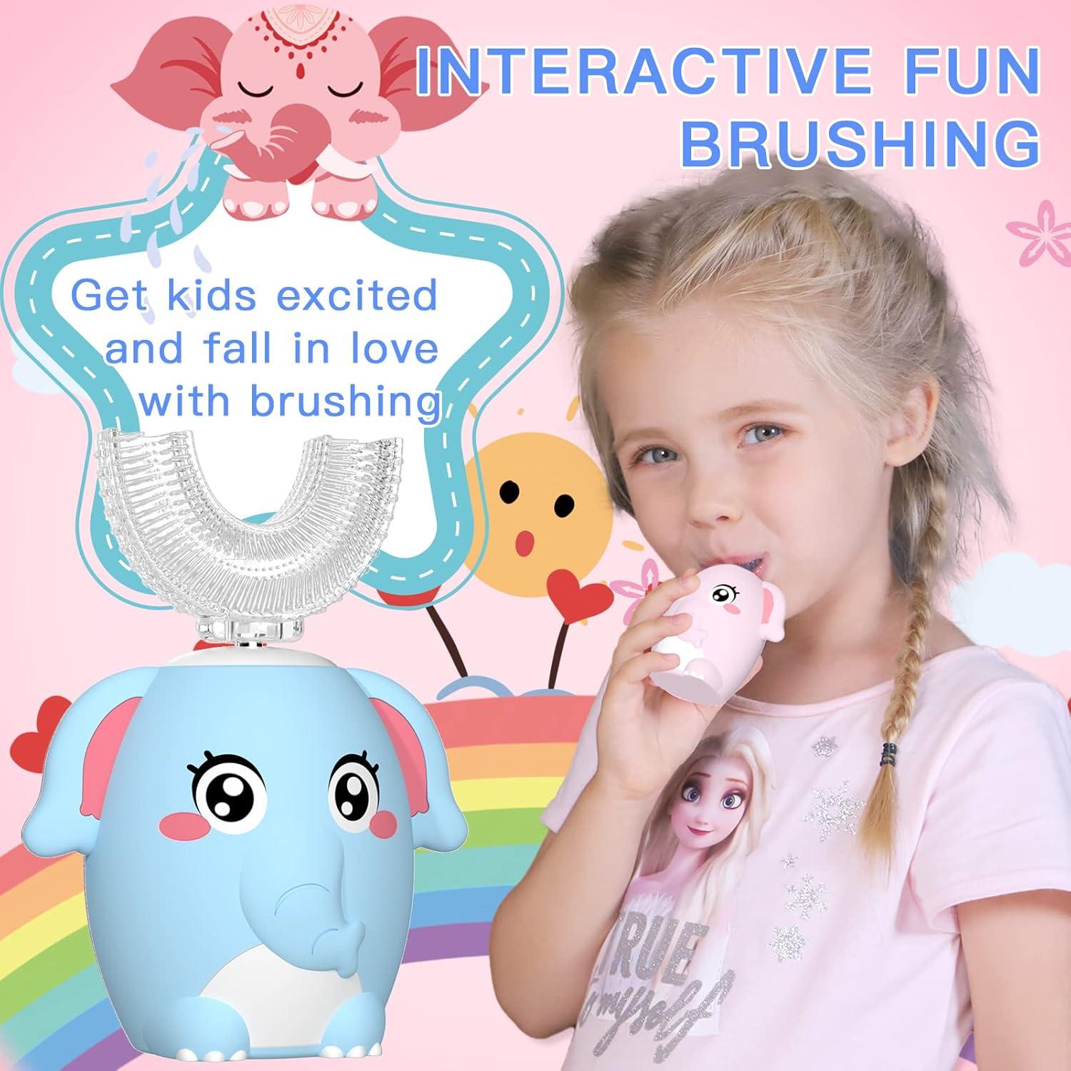 Cepillo de dientes eléctrico ELOTAME K16 para niños 2-7 años