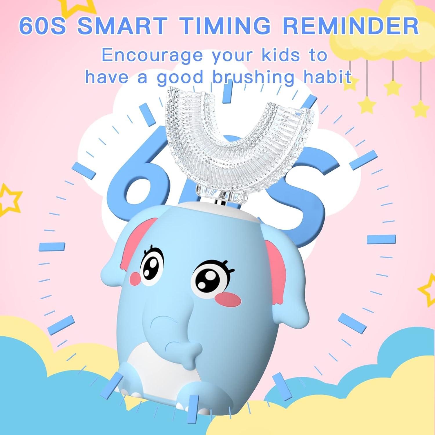 Cepillo de dientes eléctrico ELOTAME K16 para niños 2-7 años