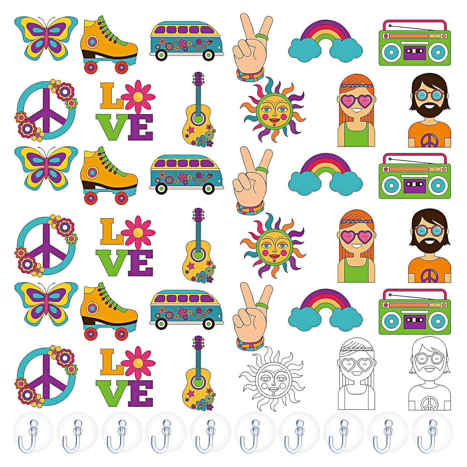 Kit de Suncatcher de Arte de Ventana Jenaai 72 Piezas Multicolor