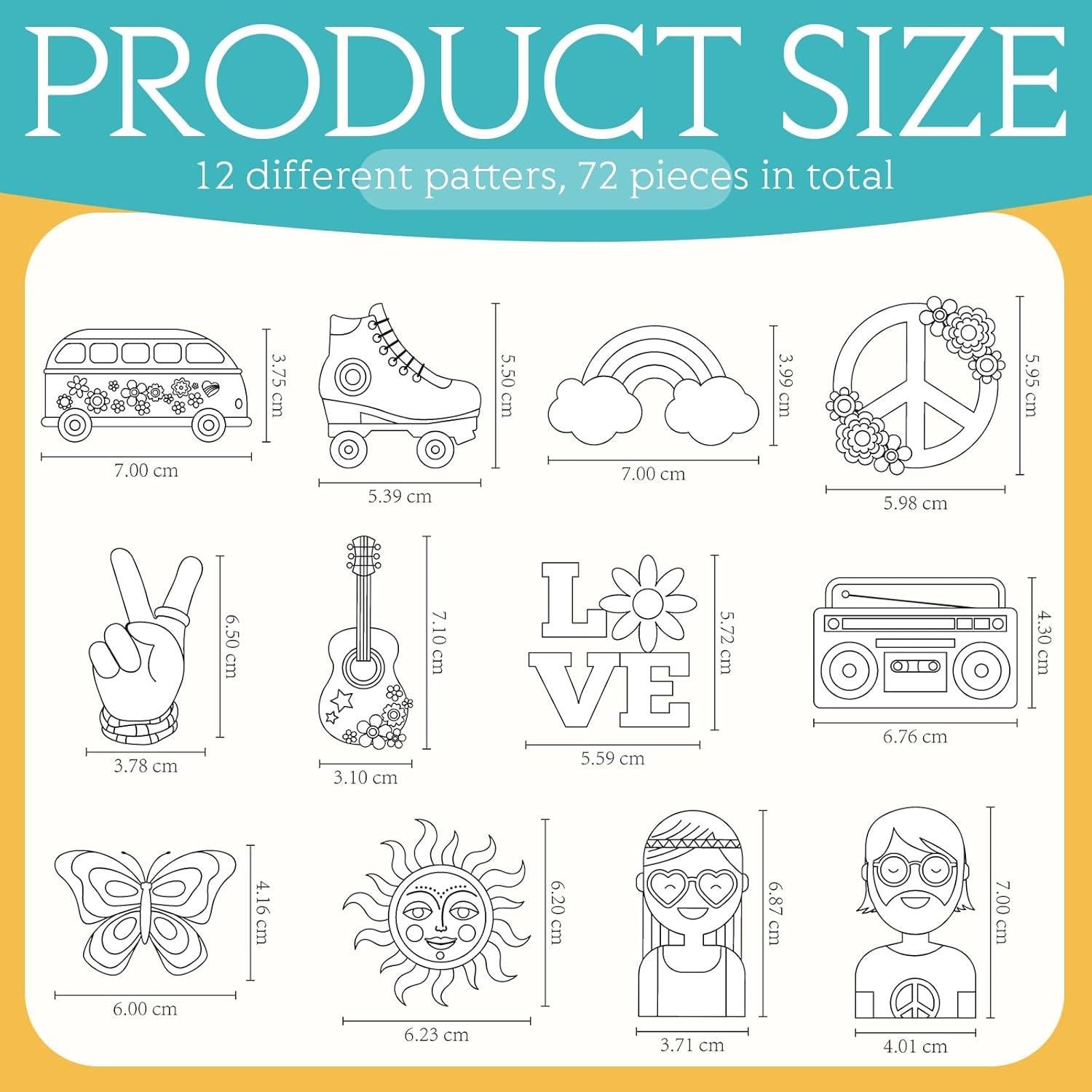 Kit de Suncatcher de Arte de Ventana Jenaai 72 Piezas Multicolor