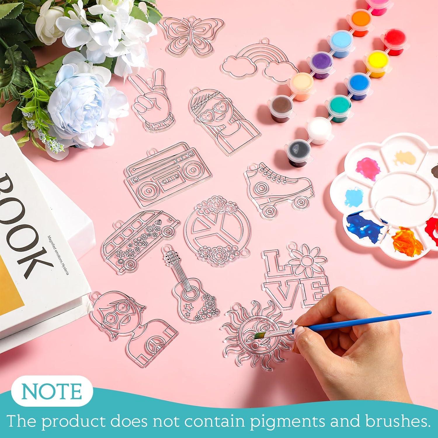 Kit de Suncatcher de Arte de Ventana Jenaai 72 Piezas Multicolor