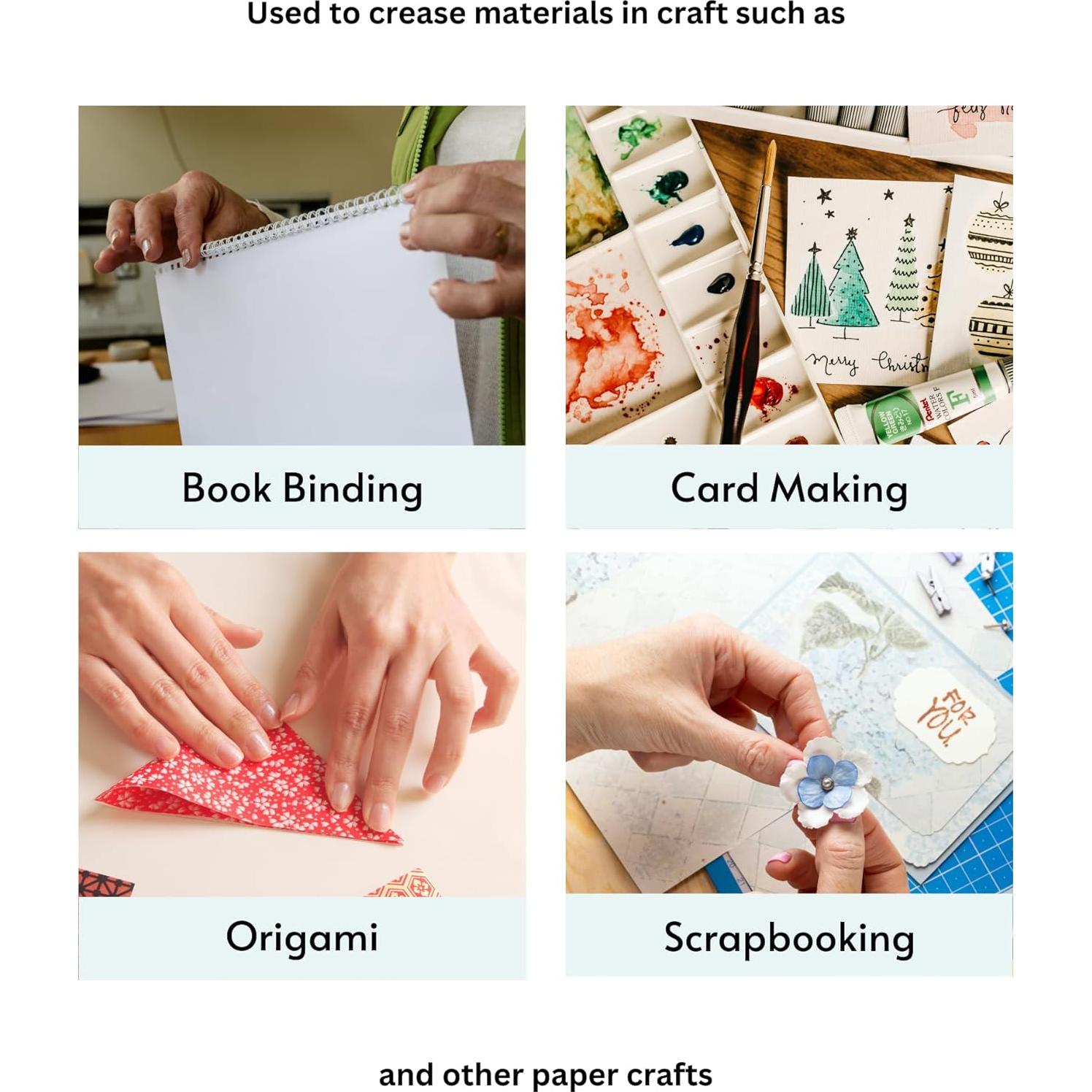 Carpeta de Hueso de Teflón CrafTreat Grande y Cuadrada Ergonómica