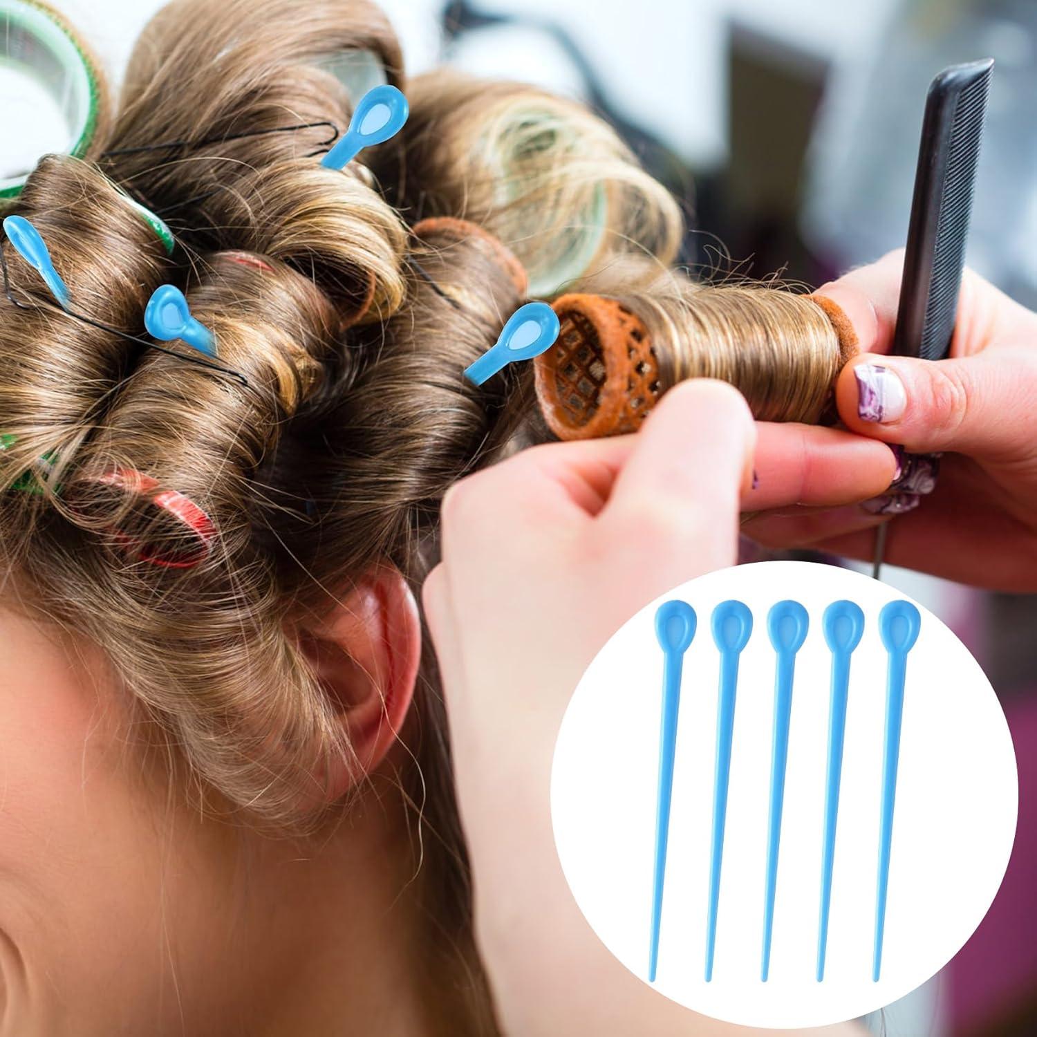 100 Piezas Pin de Rodillo de Cabello Azul Pndeyo - Accesorios