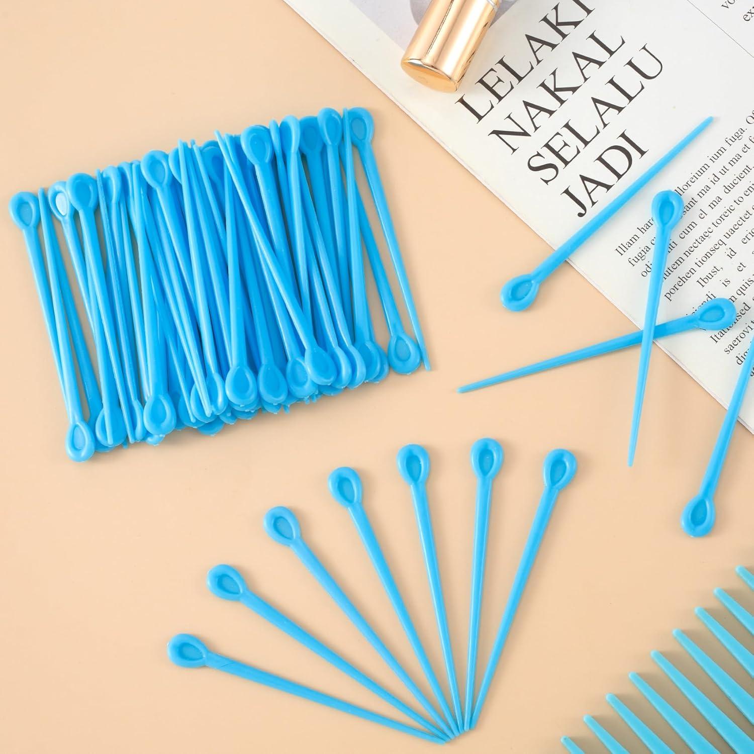 100 Piezas Pin de Rodillo de Cabello Azul Pndeyo - Accesorios