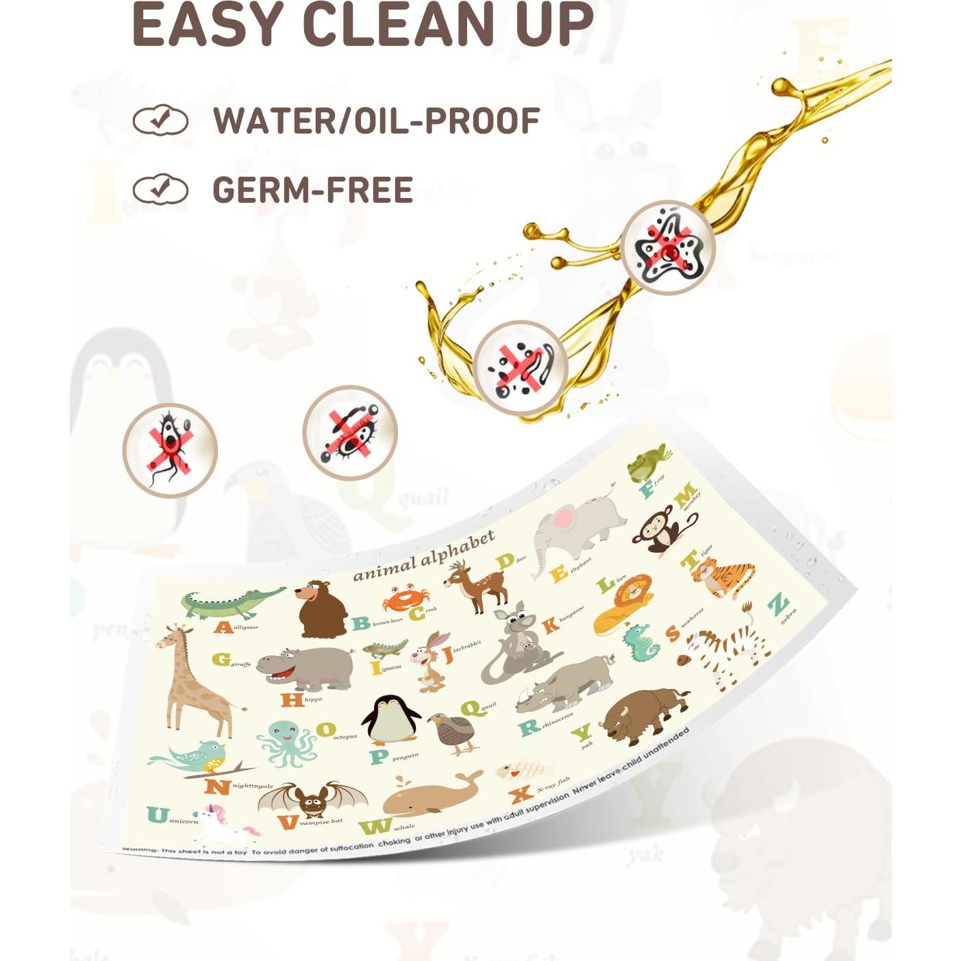 Manteles desechables autoadhesivos Babebay 30x45 cm - 40 unidades