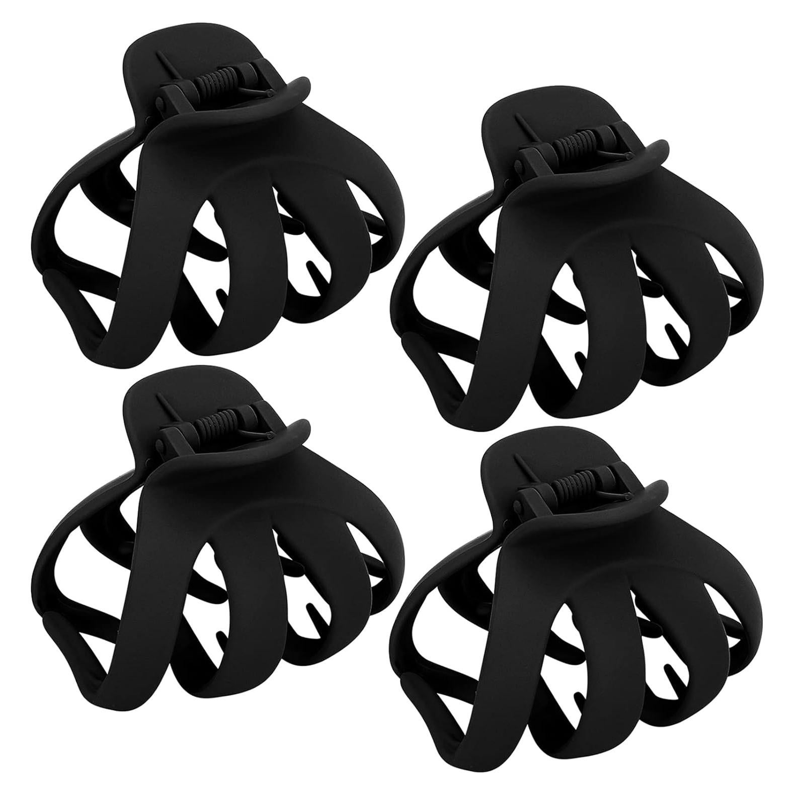 Clips de Garra para Cabello COCIDE 4 Piezas Antideslizantes 8 cm