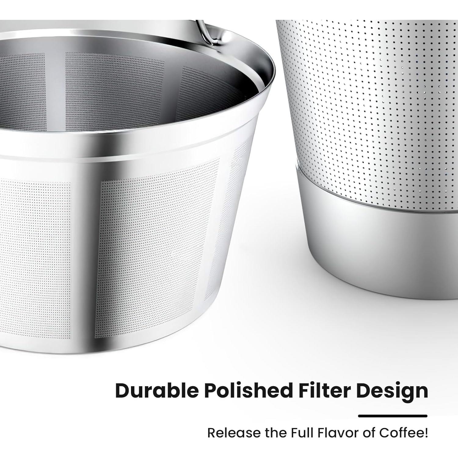 Filtro de café reutilizable YEOSEN para Keurig K-Duo 2 K Cups