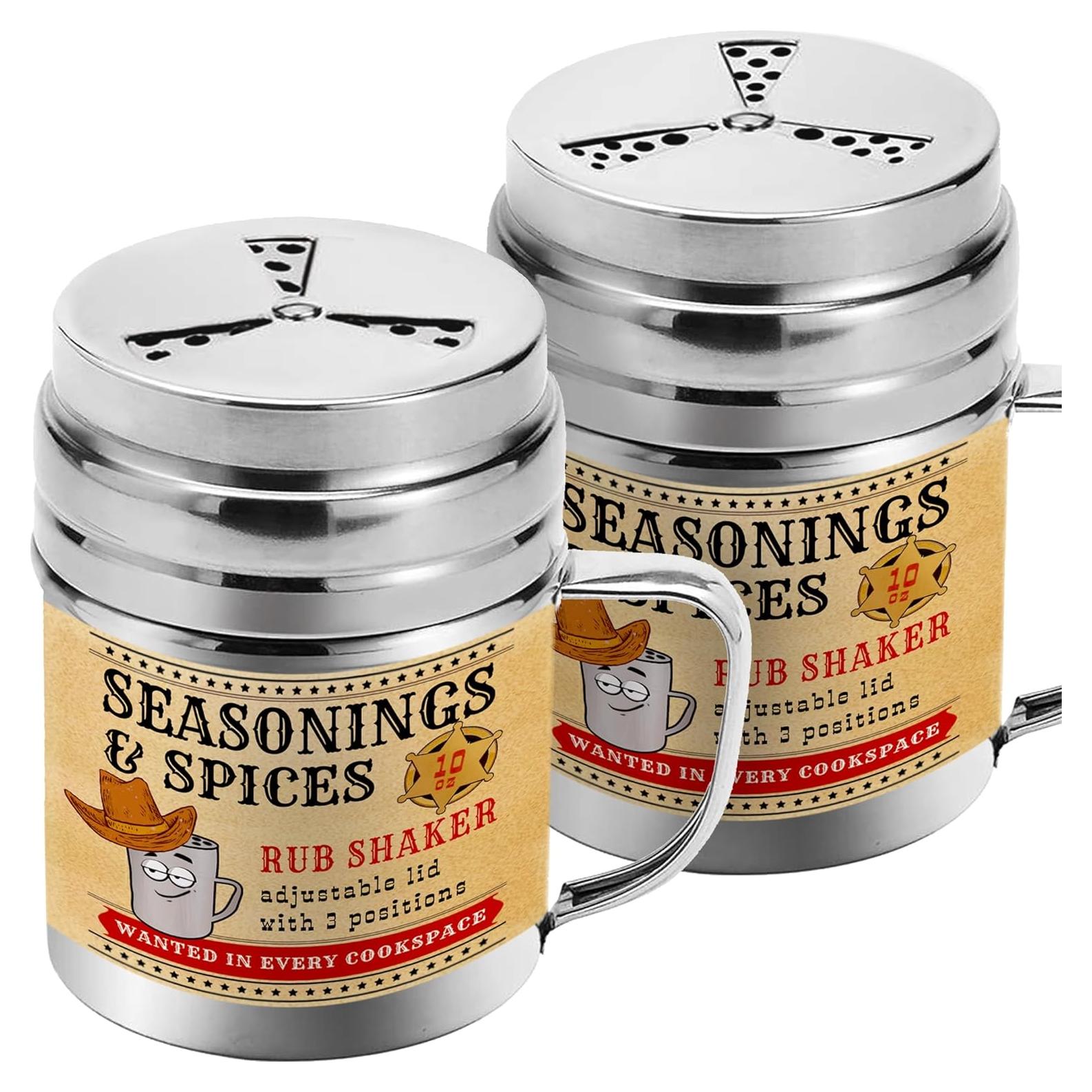 Paquete de 2 Envases de Especias CUSINIUM 10 oz con Tapa Ajustable