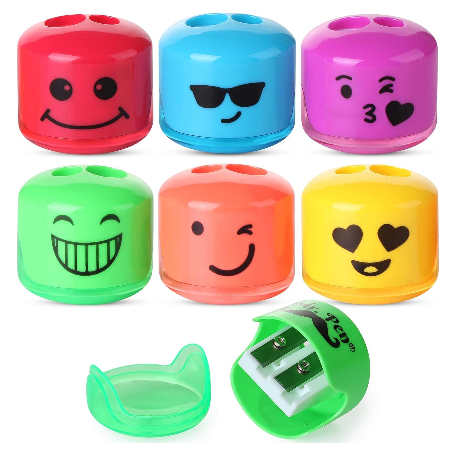 Sacapuntas de Lápiz Mr. Pen - Paquete de 6 Colores Vibrantes