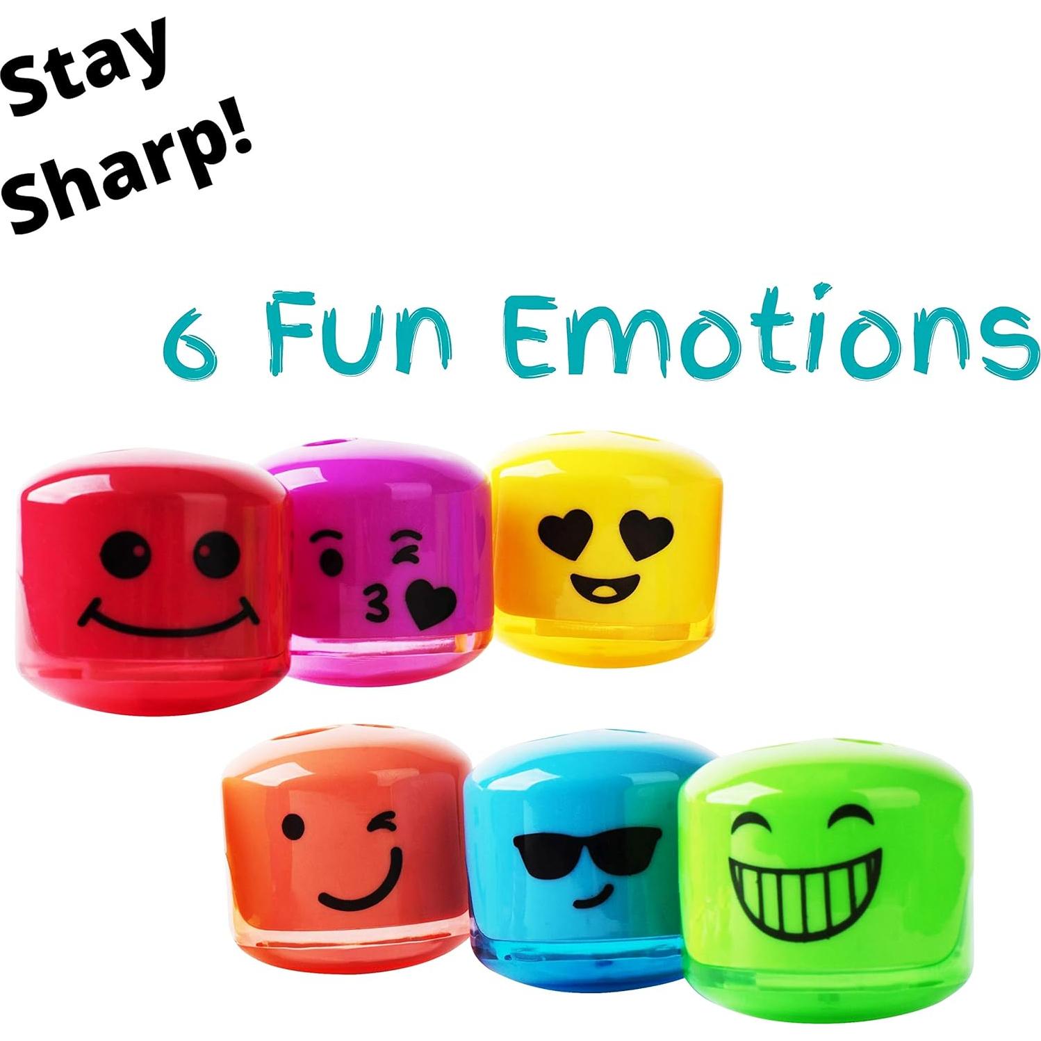 Sacapuntas de Lápiz Mr. Pen - Paquete de 6 Colores Vibrantes