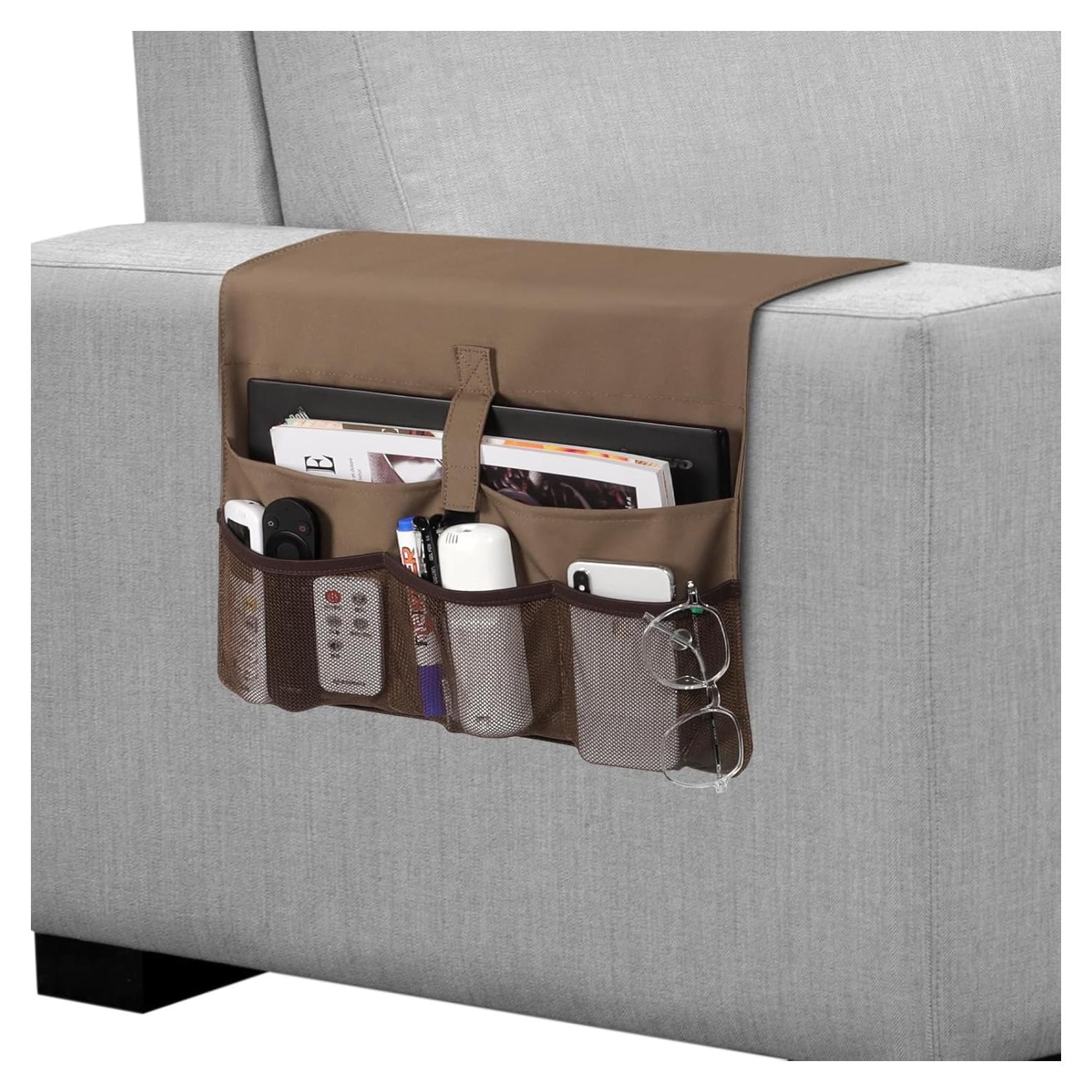 Soporte de Revistas para Sofá WOMACO Marrón 40.64x88.9 cm