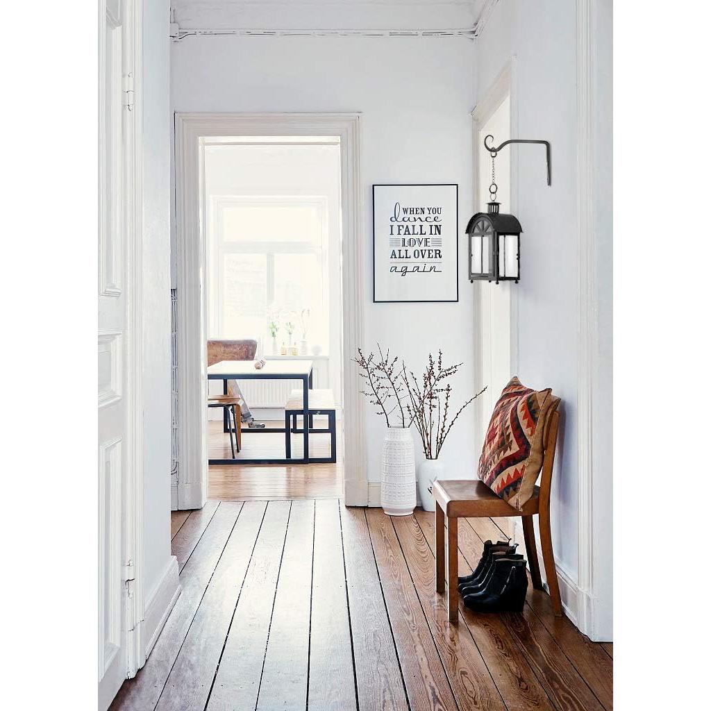 Soporte de Planta Colgante Mkono 15 cm Metal Negro 2 Piezas