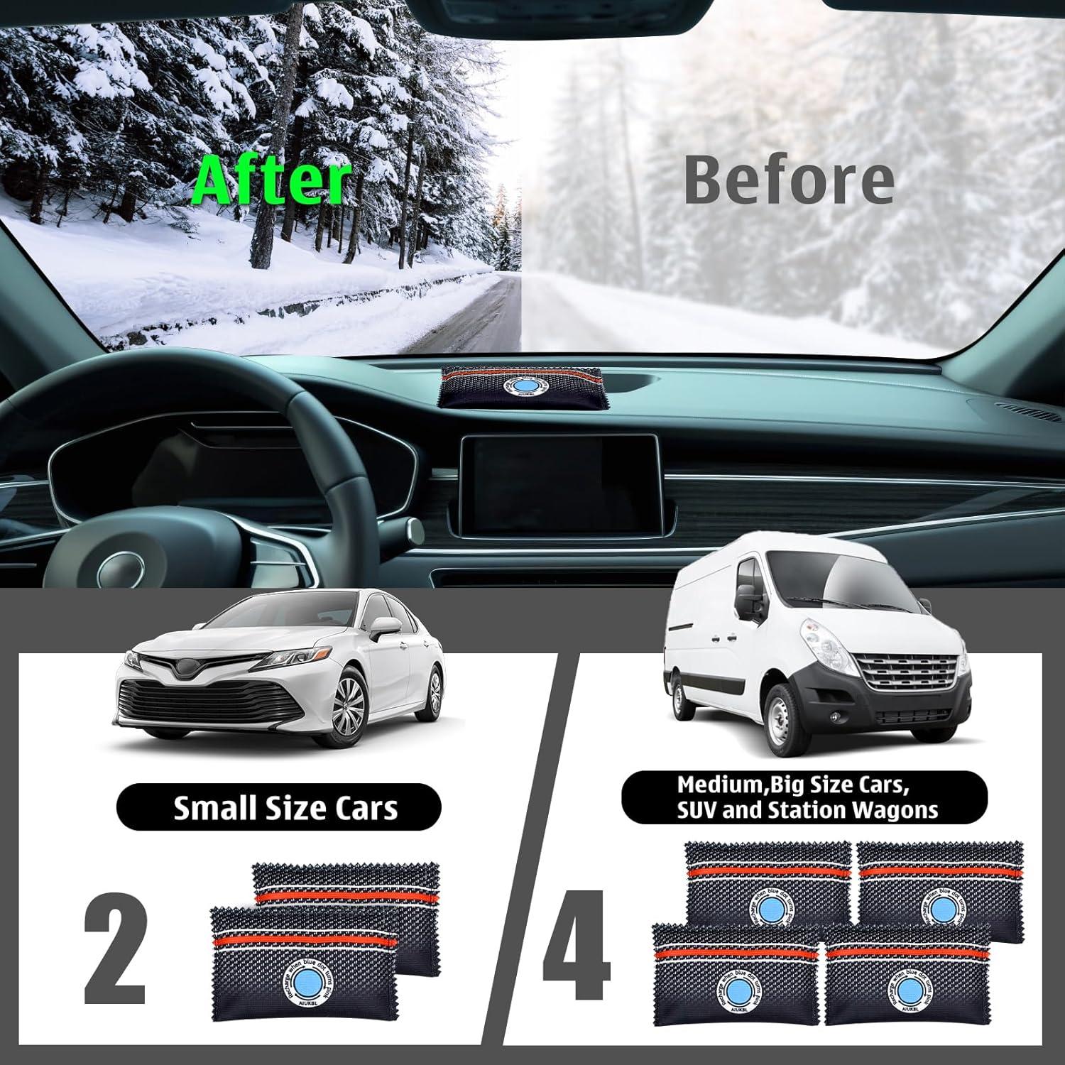 Deshumidificador Recargable 120g AIUKBL - Gel de Silica para Armarios y Coches