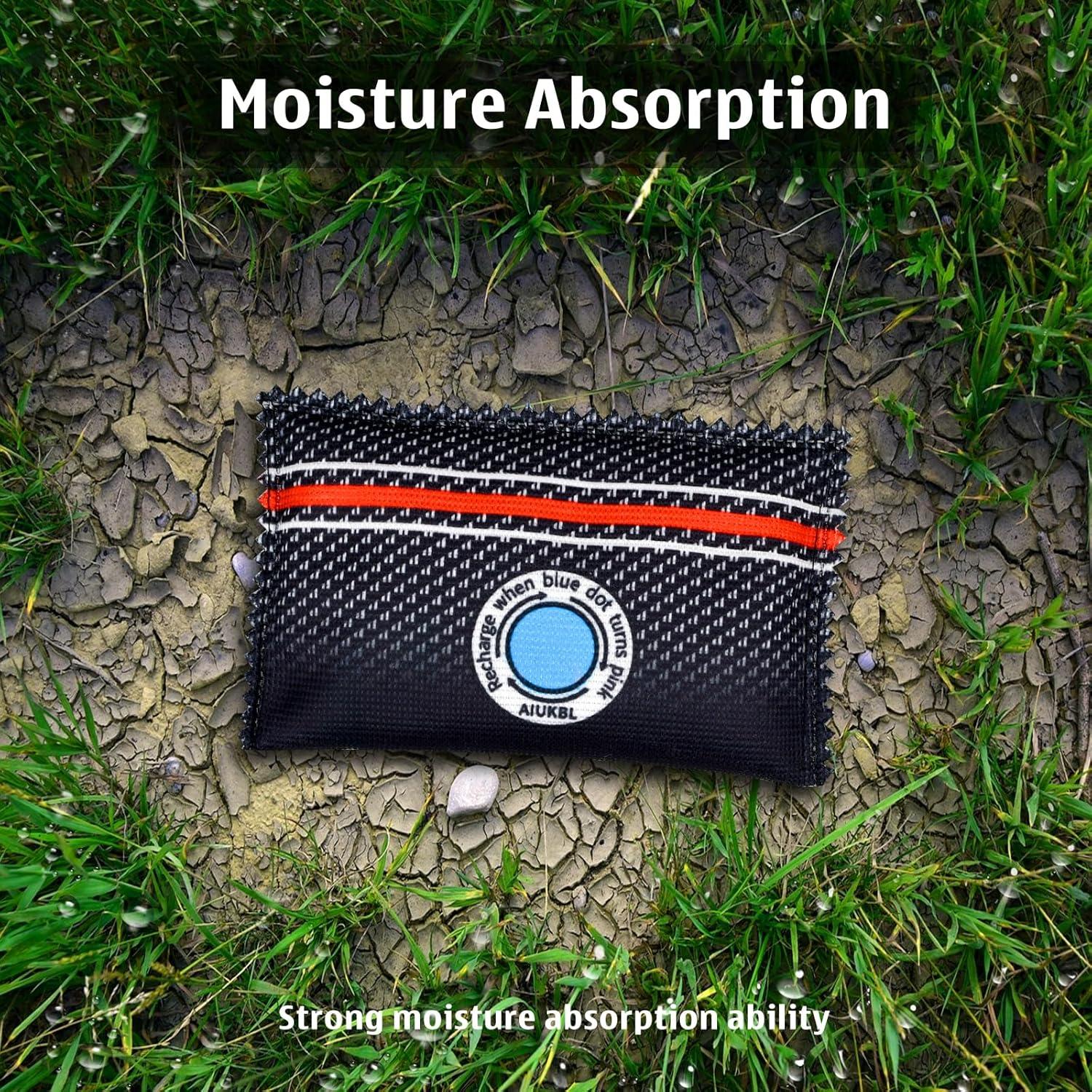 Deshumidificador Recargable 120g AIUKBL - Gel de Silica para Armarios y Coches