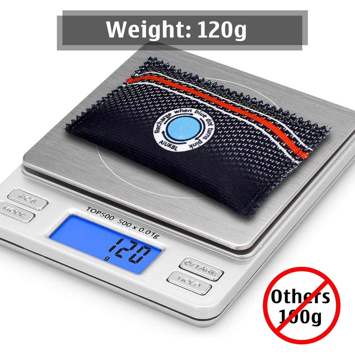 Deshumidificador Recargable 120g AIUKBL - Gel de Silica para Armarios y Coches