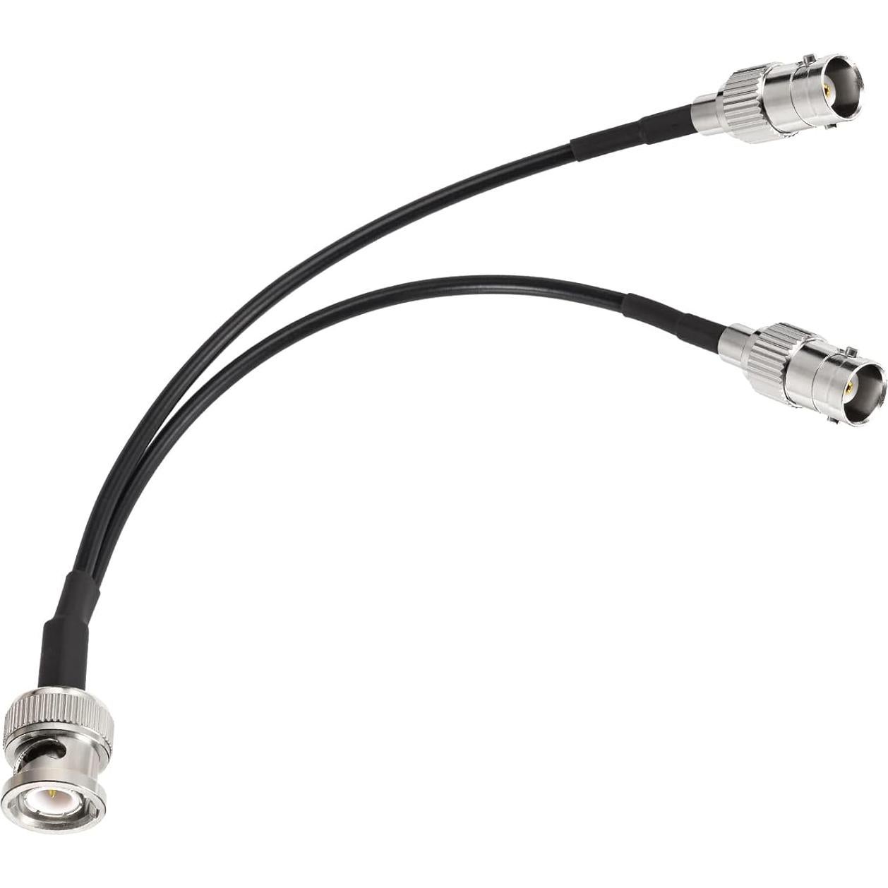 Cable Divisor BNC Eightwood 15cm Macho a Doble Hembra 50 Ohm