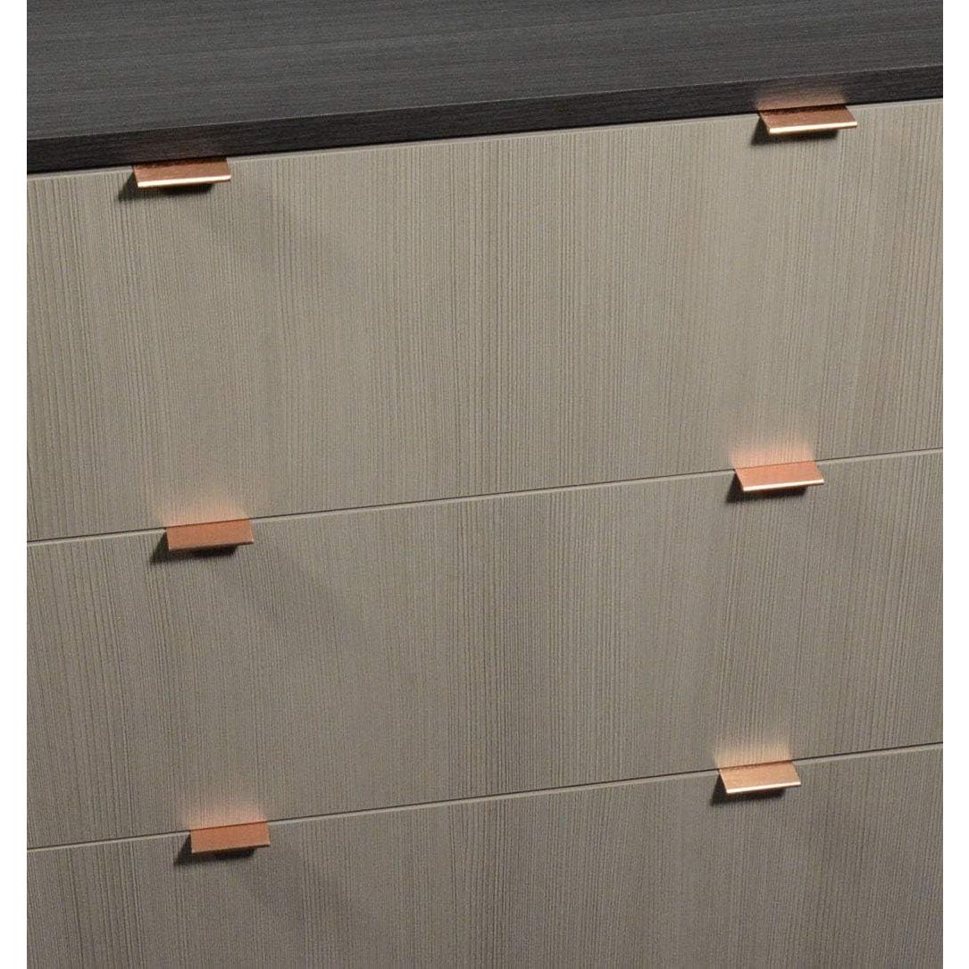 Tirador de borde CKP 51mm oro rosa cepillado fácil instalación