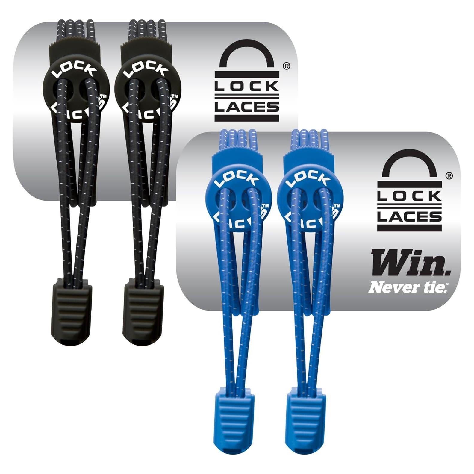 Cuerdas Elásticas Lock Laces Sin Nudos Talla Única 48"