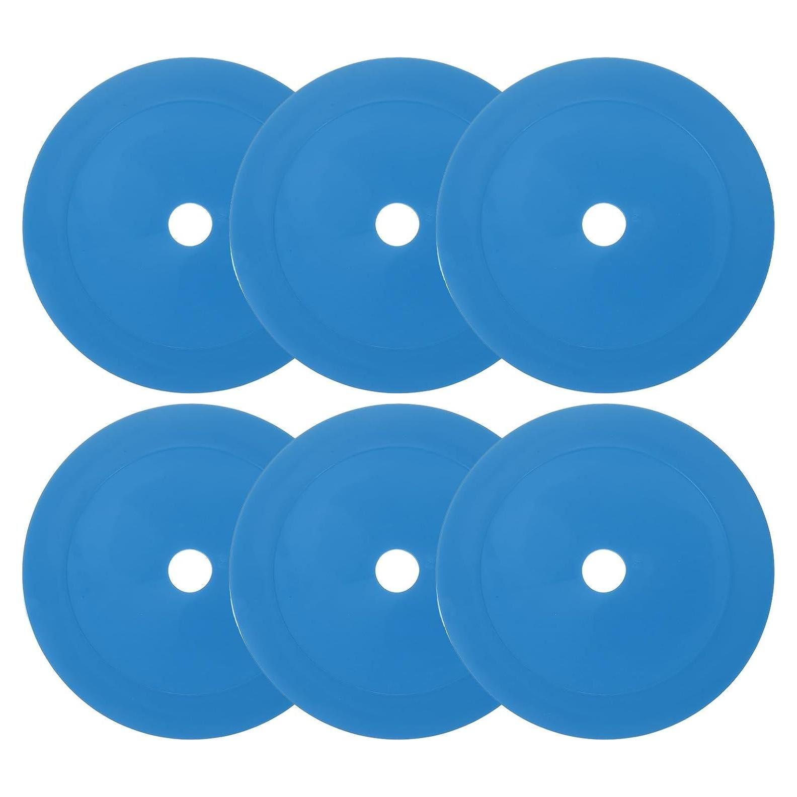 Conos Planos PATIKIL 6 Pcs 15.5 cm para Entrenamiento Deportivo
