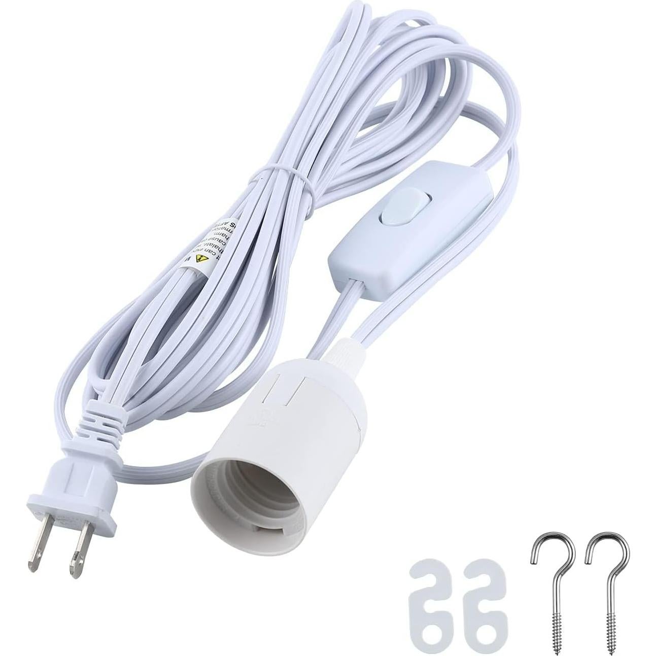 Cable de Extensión para Linterna Colgante Simple Deluxe E26 3.66m