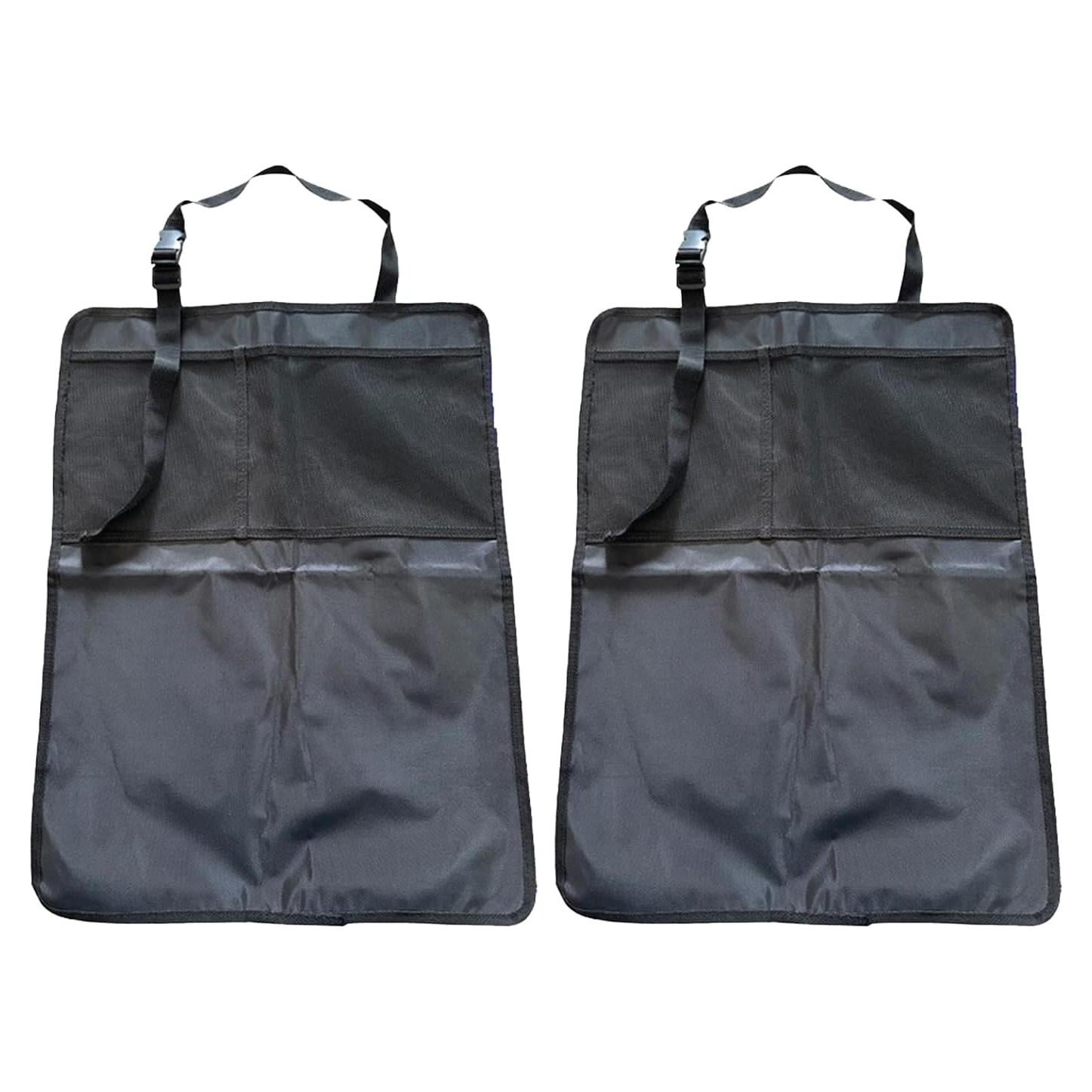 Funda de Asiento Trasero leechio 2 PCS Protector Universal Negro